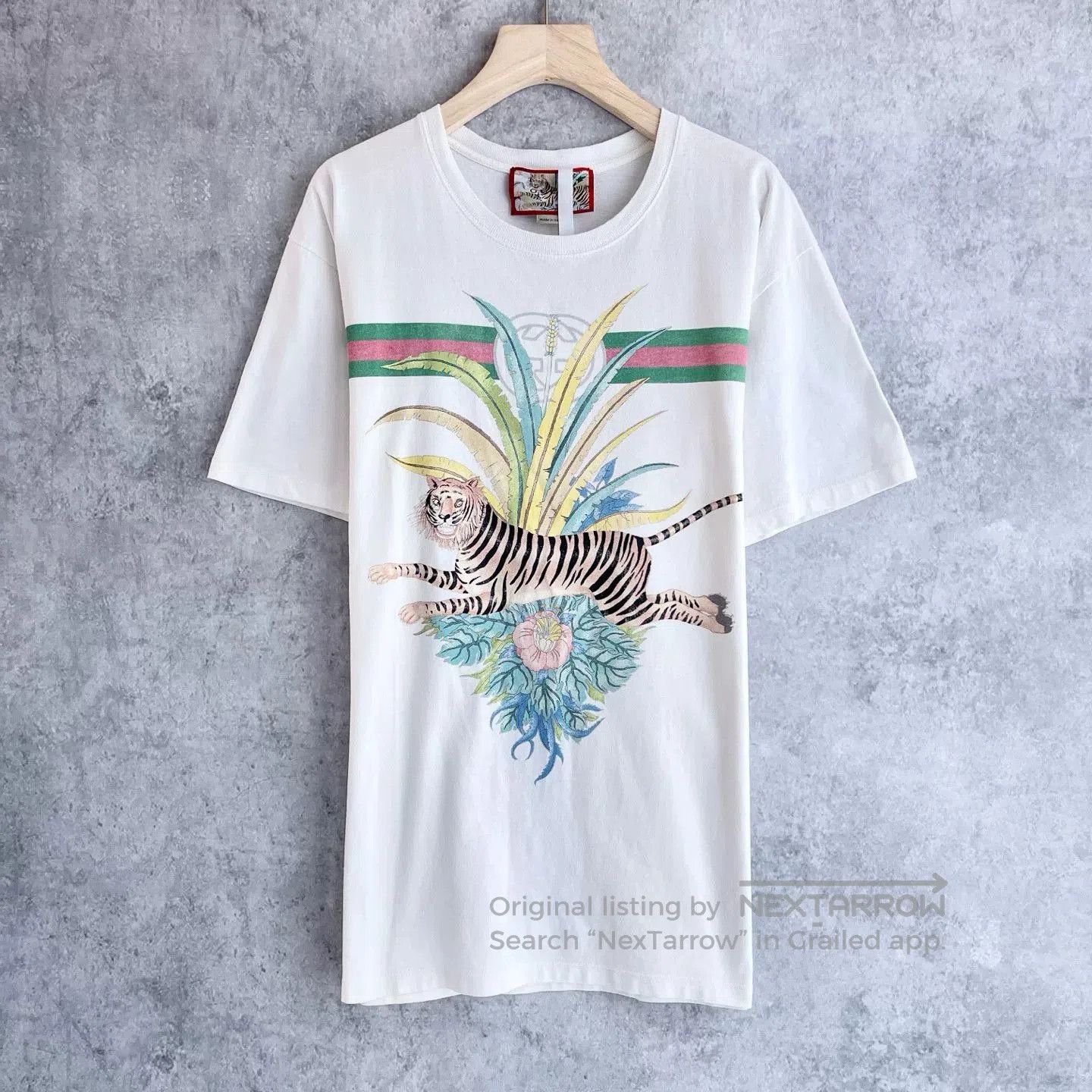 Gucci Year of Tiger Limited White Tiger Print T.