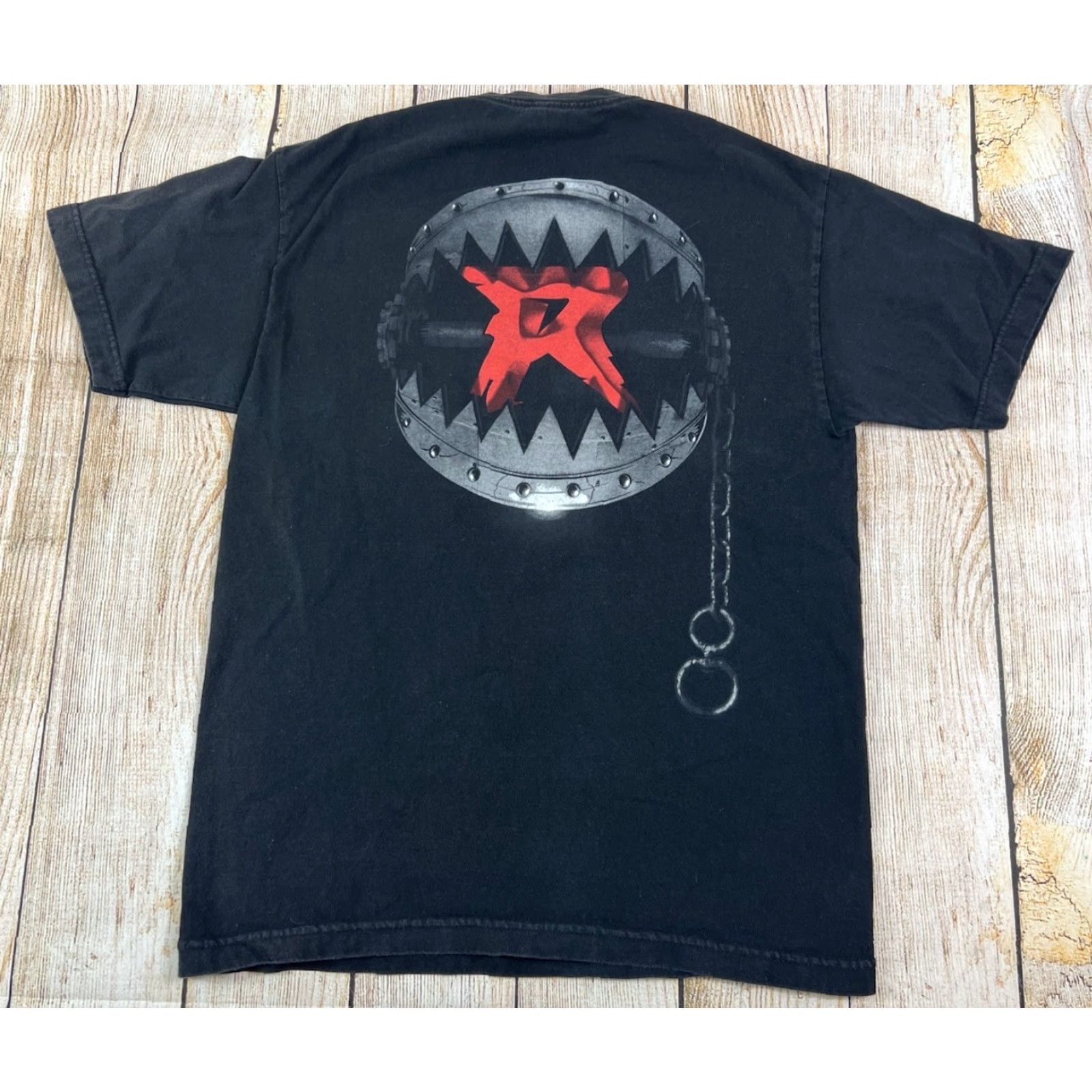 Vintage WWE Ryback Rules T Shirt Medium Men Black Short Sleeve Sports T-Shirt Size US M / EU 48-50 / 2 - 2 Thumbnail