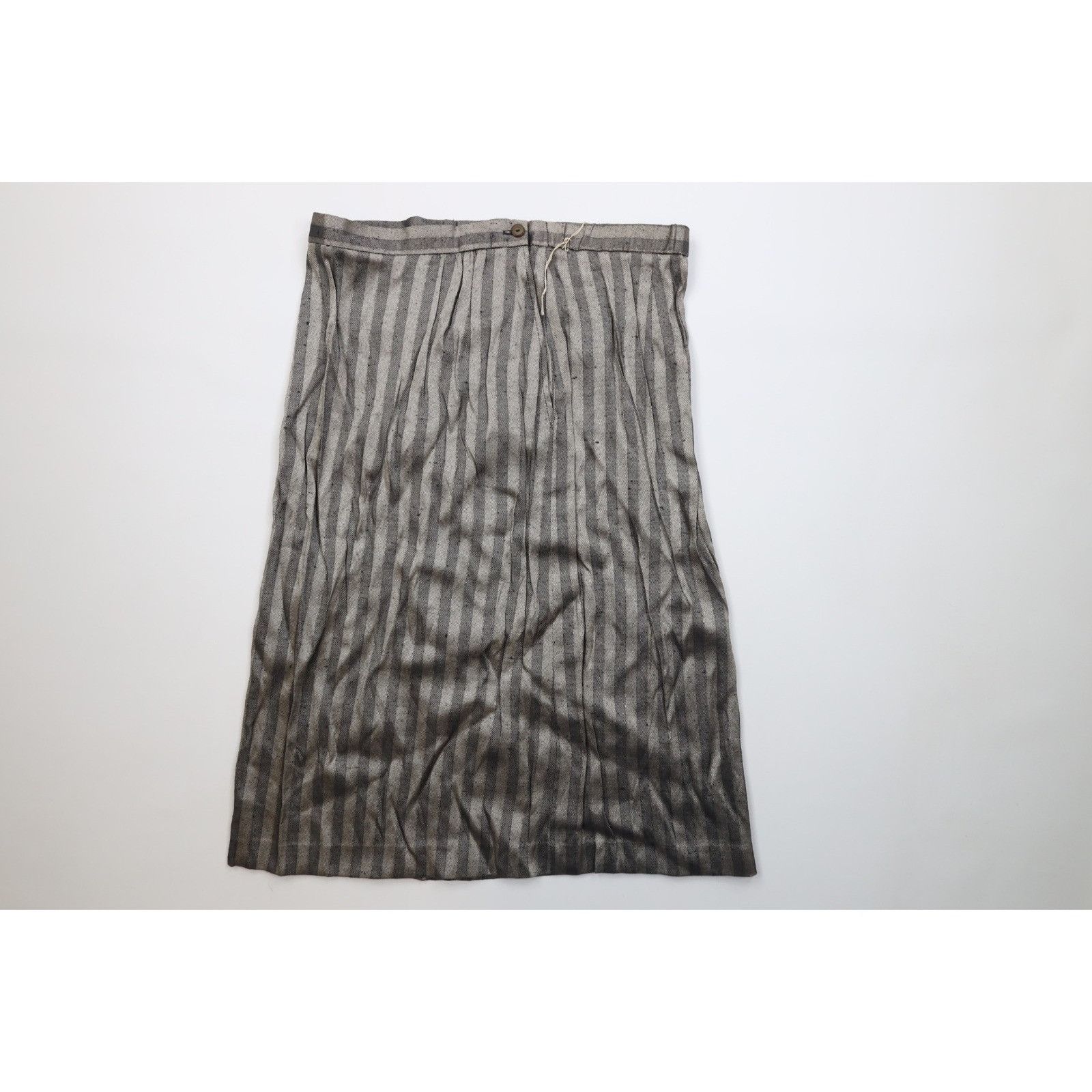 Vintage Deadstock Vintage 70s Rayon Gabardine Striped 2 Piece Suit Size 3XL / US 20-22 - 12 Thumbnail