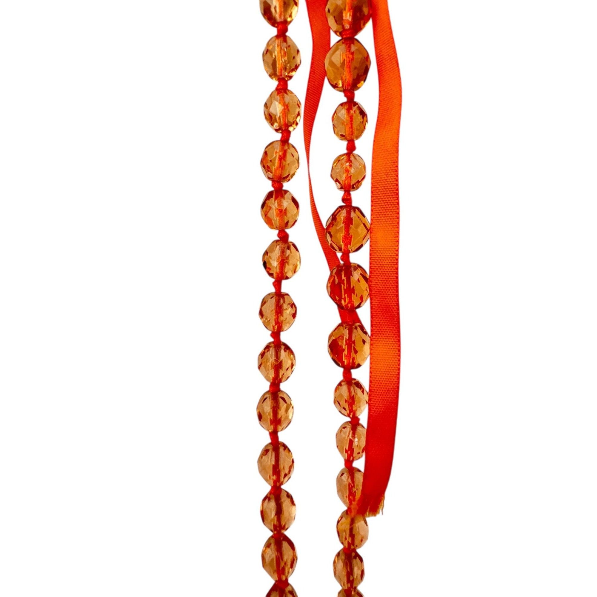 Maison Margiela FW 2000 Orange Pearl Necklace Size ONE SIZE - 1 Thumbnail