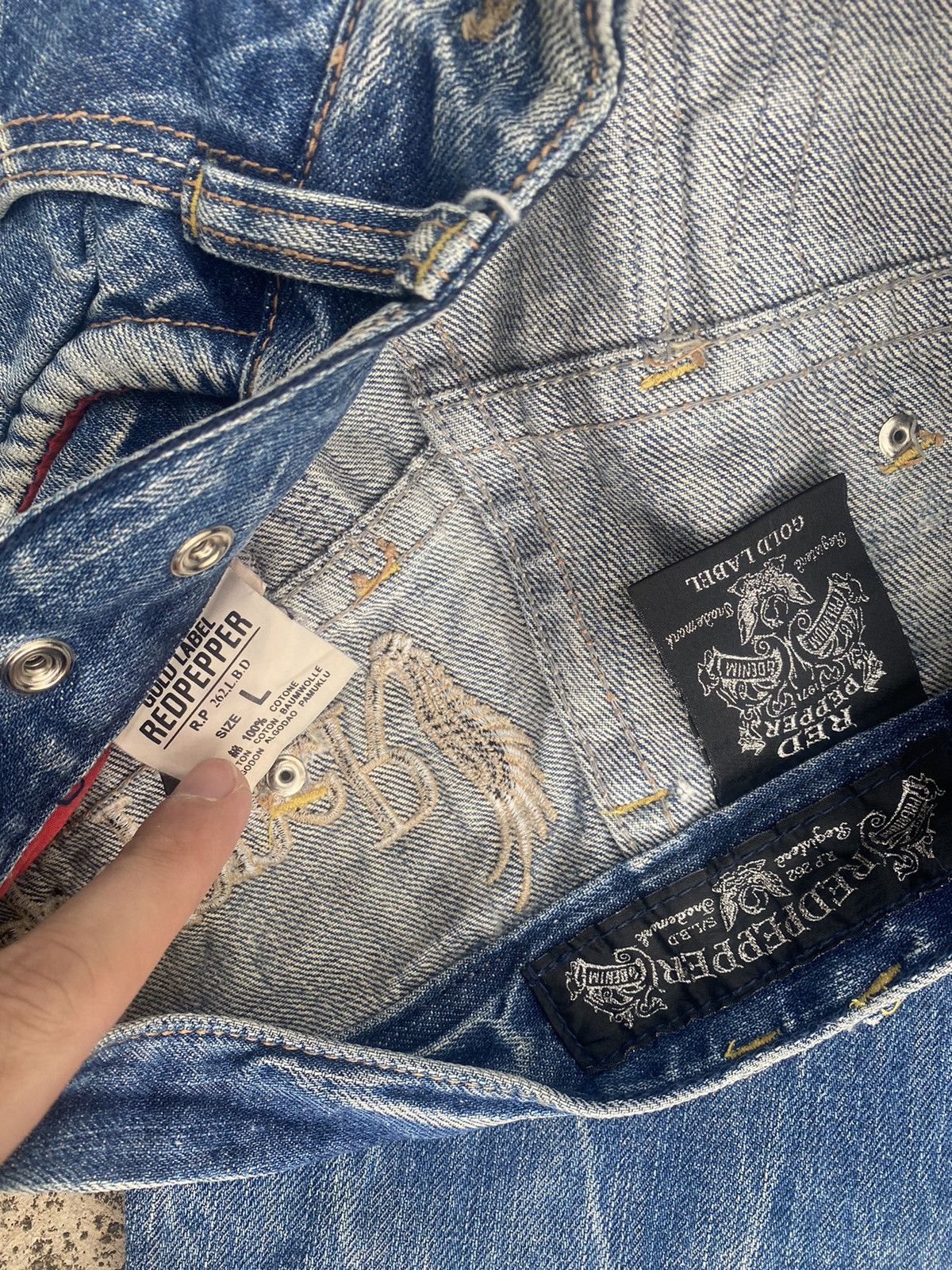 If Six Was Nine × Japanese Brand Flare Jeans Ref Pepper Clawmark Tunder Size US 32 / EU 48 - 25 Thumbnail
