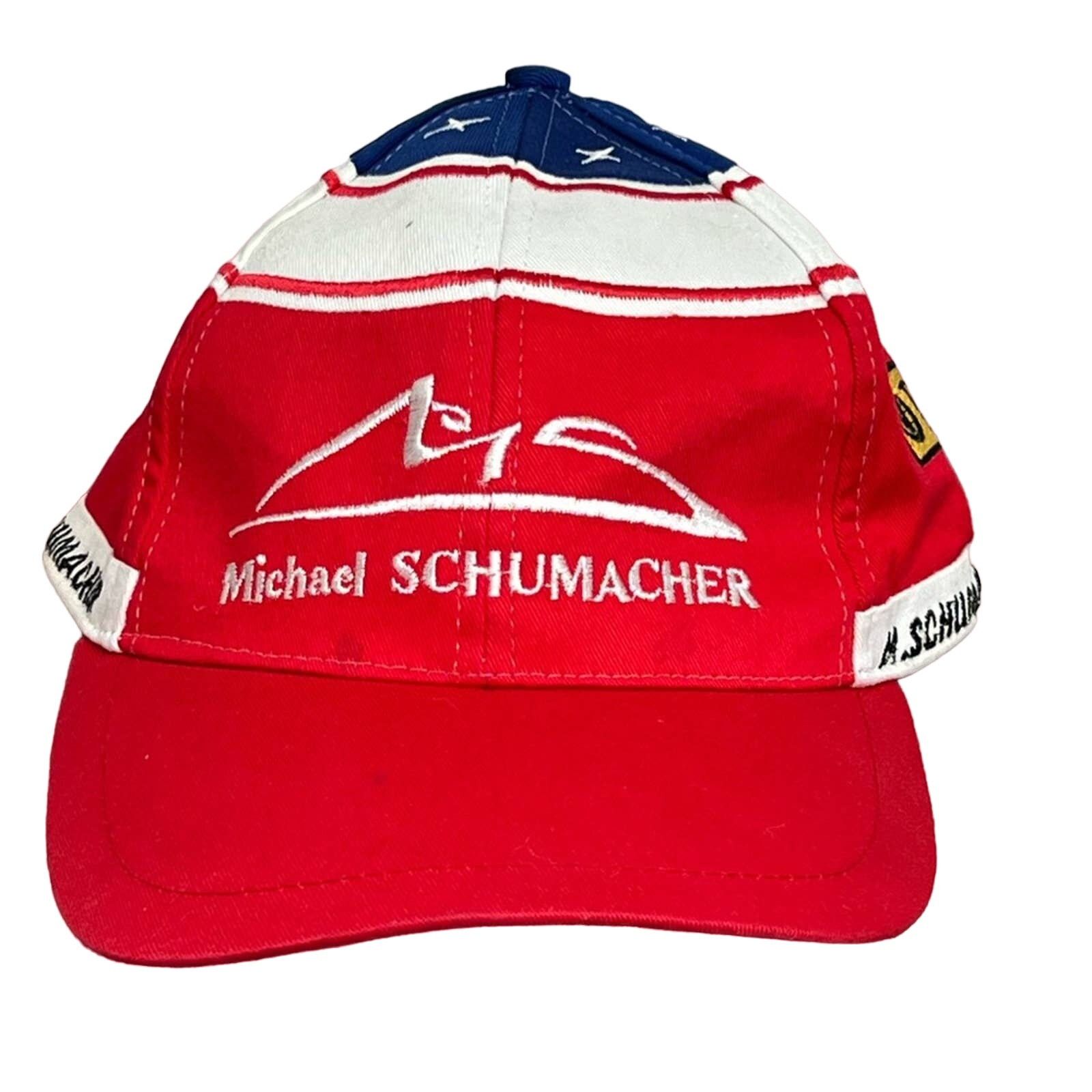 Vintage Michael Schumacher 1998 DVAG Ferrari F1 Racing Vintage Hat Size ONE SIZE - 1 Thumbnail