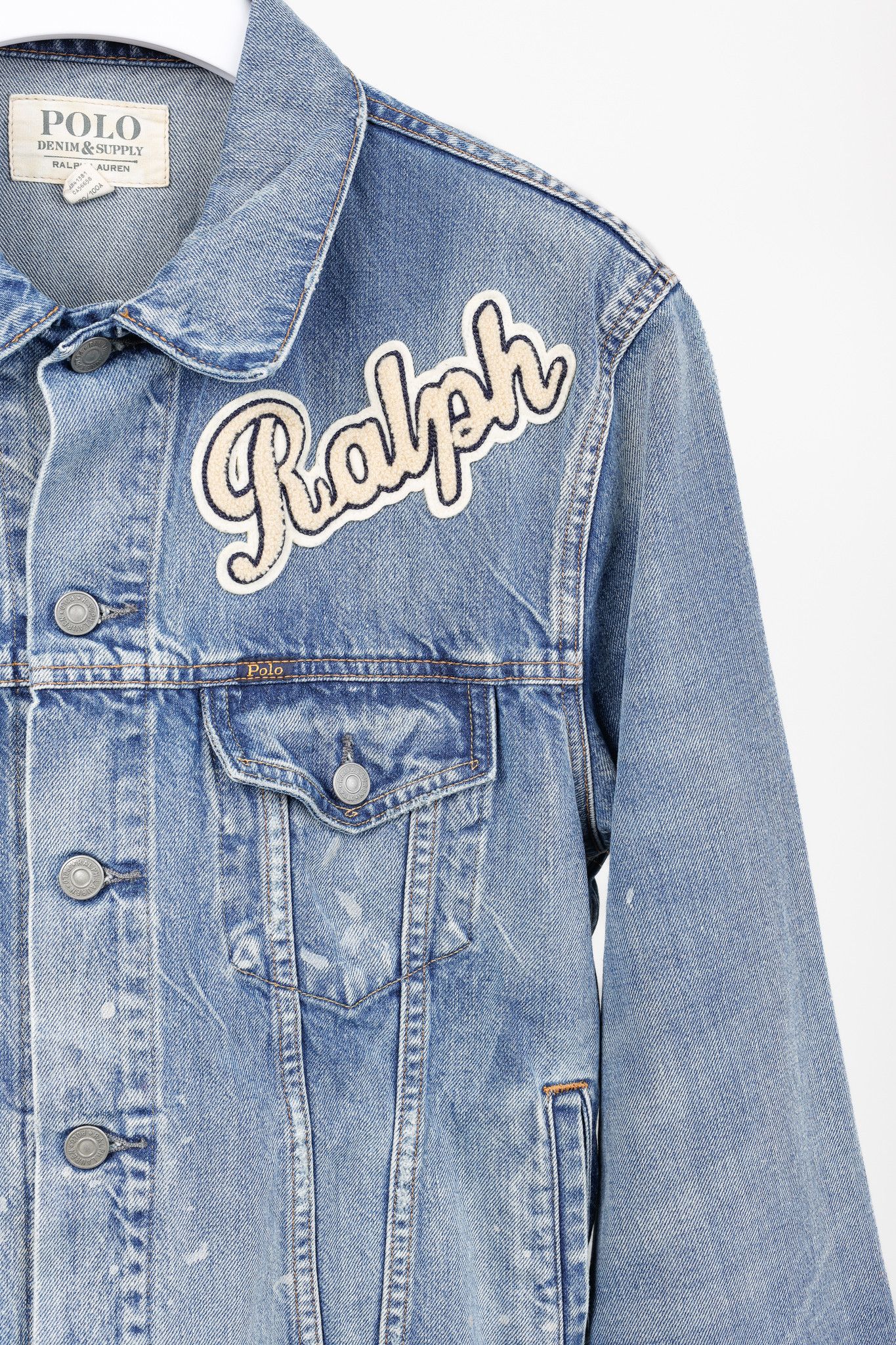 Denim & Supply Ralph Lauren × Polo Ralph Lauren Polo Denim & Supply Ralph Lauren Distressed Patch Jacket Size US L / EU 52-54 / 3 - 5 Thumbnail