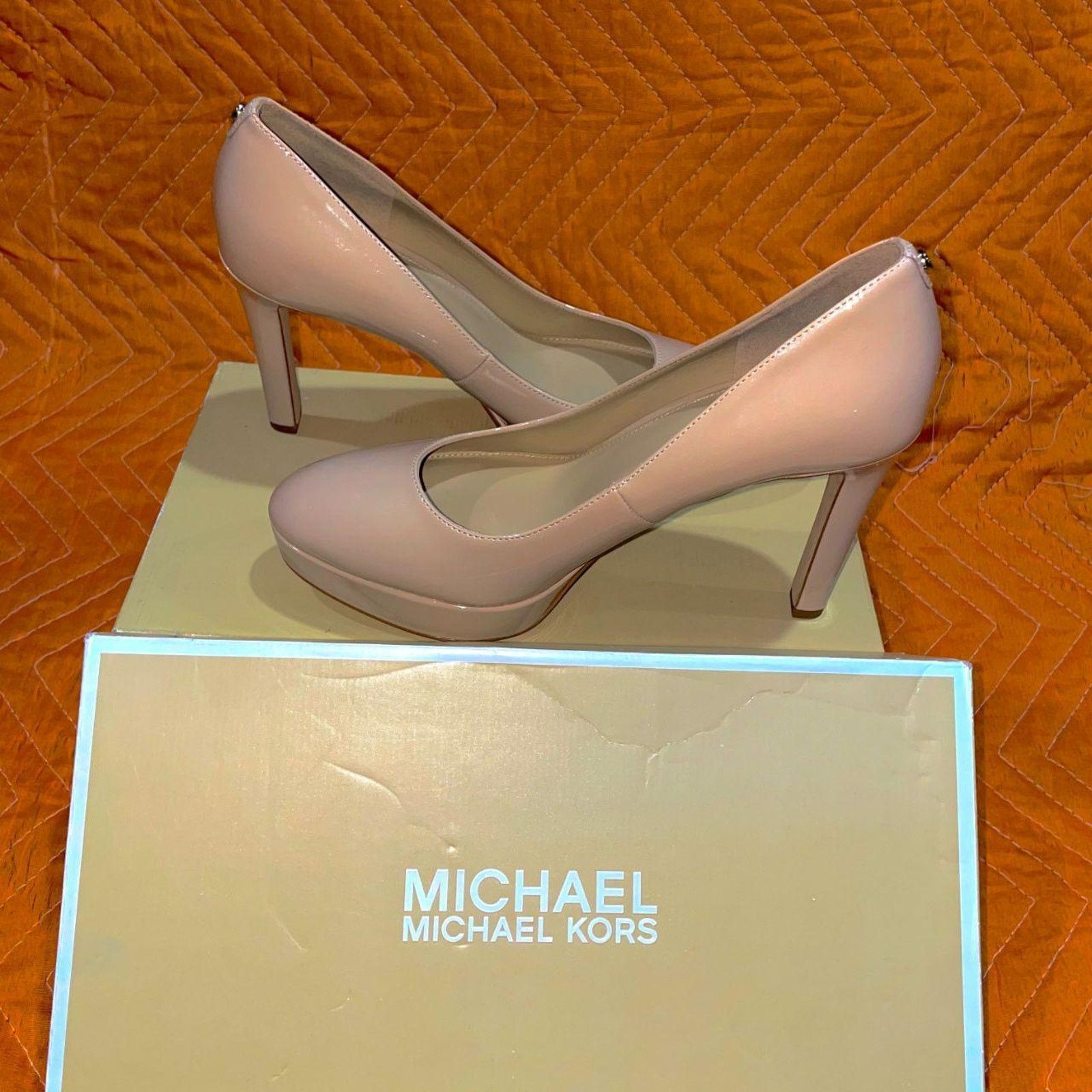 Michael Kors Light Blush Color Michael Kors Chantal Platform Pumps Size US 8 / IT 38 - 5 Thumbnail