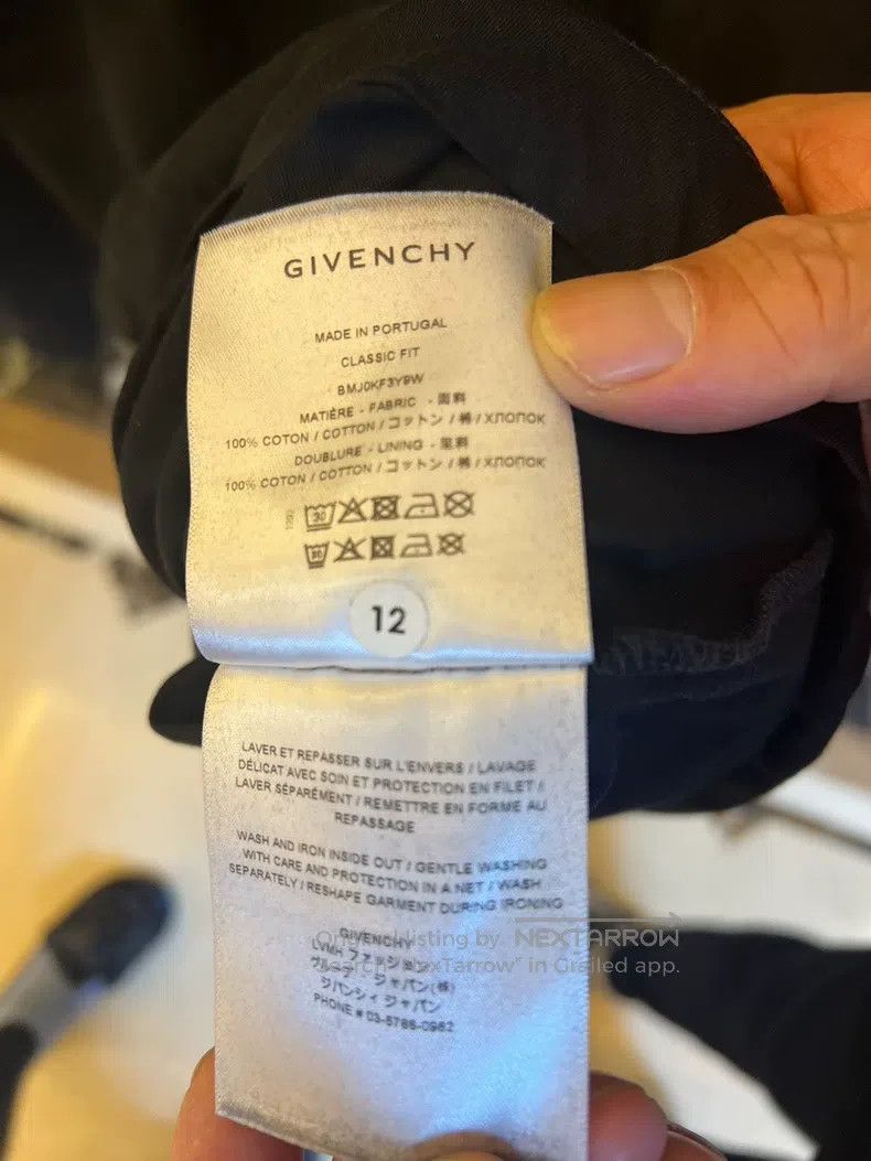 Givenchy Givenchy Ripped hooded sweatshirt Size US L / EU 52-54 / 3 - 5 Thumbnail