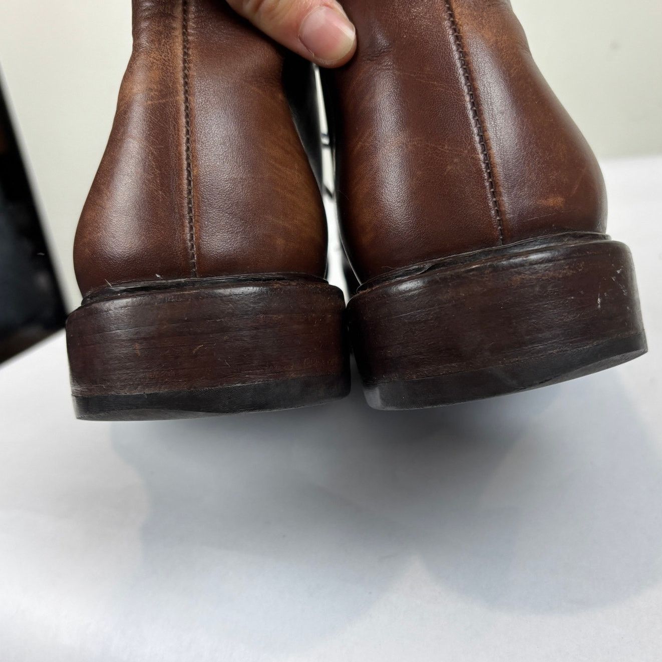 Prada Prada Brown Square Toe Chukka Leather Boots Men's 7 Size US 7 / EU 40 - 13 Thumbnail