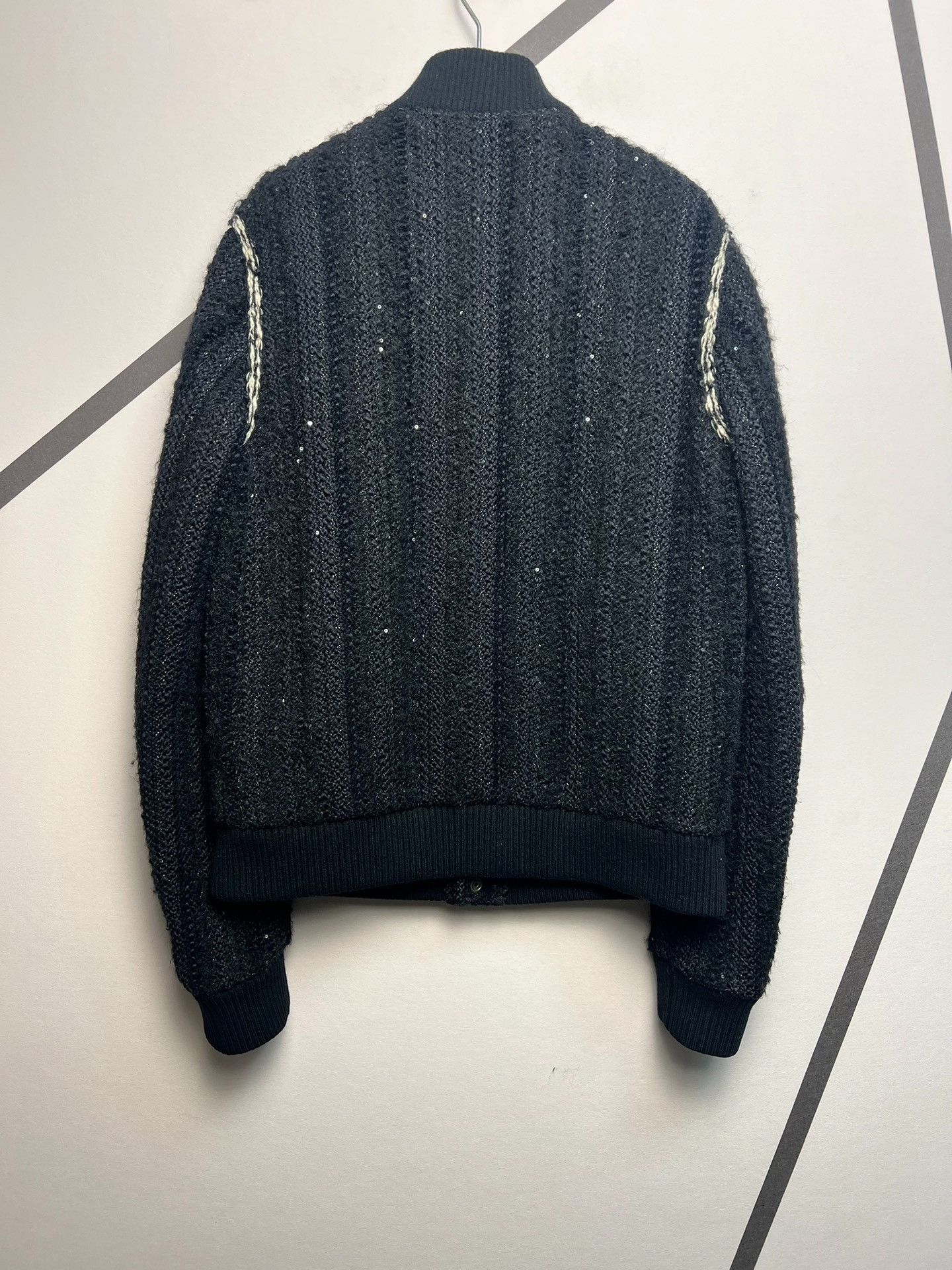 Saint Laurent Paris Saint laurent Wool Mohair Sequin Woven Cashmere Patchwork Size US M / EU 48-50 / 2 - 2 Thumbnail