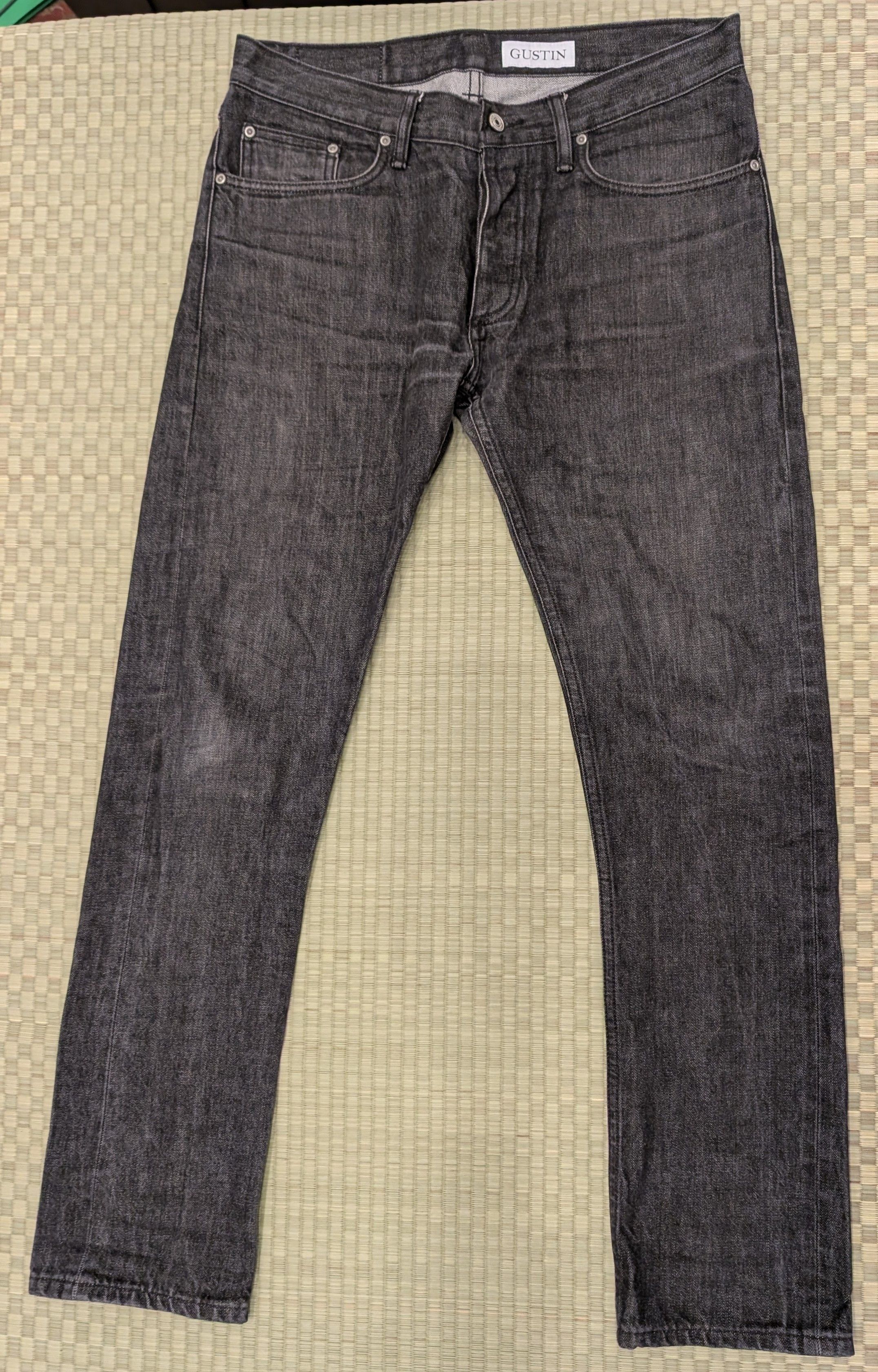 Gustin Gustin Raw Selvedge Denim Jeans Made in USA Size US 34 / EU 50 - 1 Thumbnail