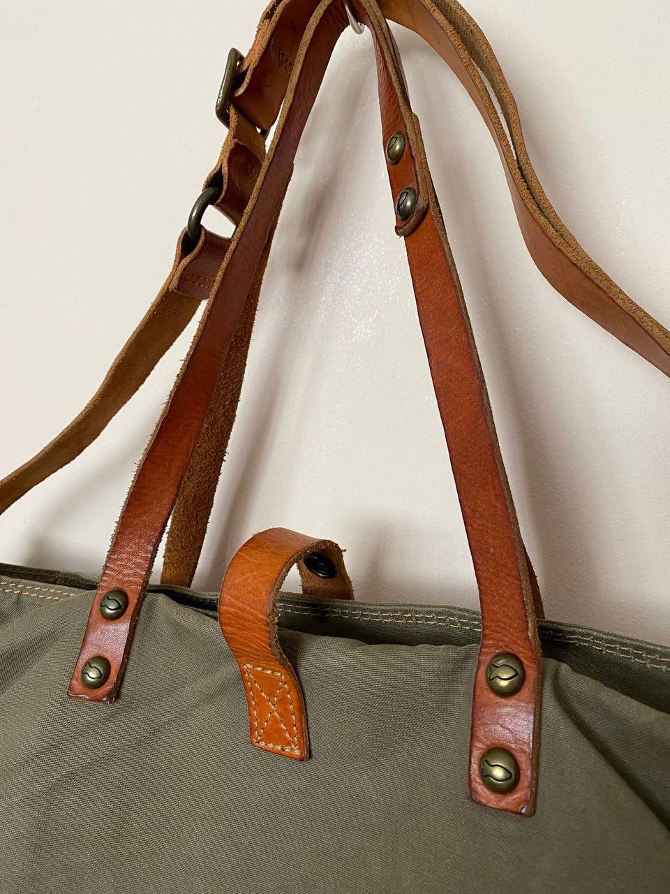 Vintage Campomaggi Teodorano Canvas/Leather Tote Shoulder Bag Size ONE SIZE - 7 Thumbnail