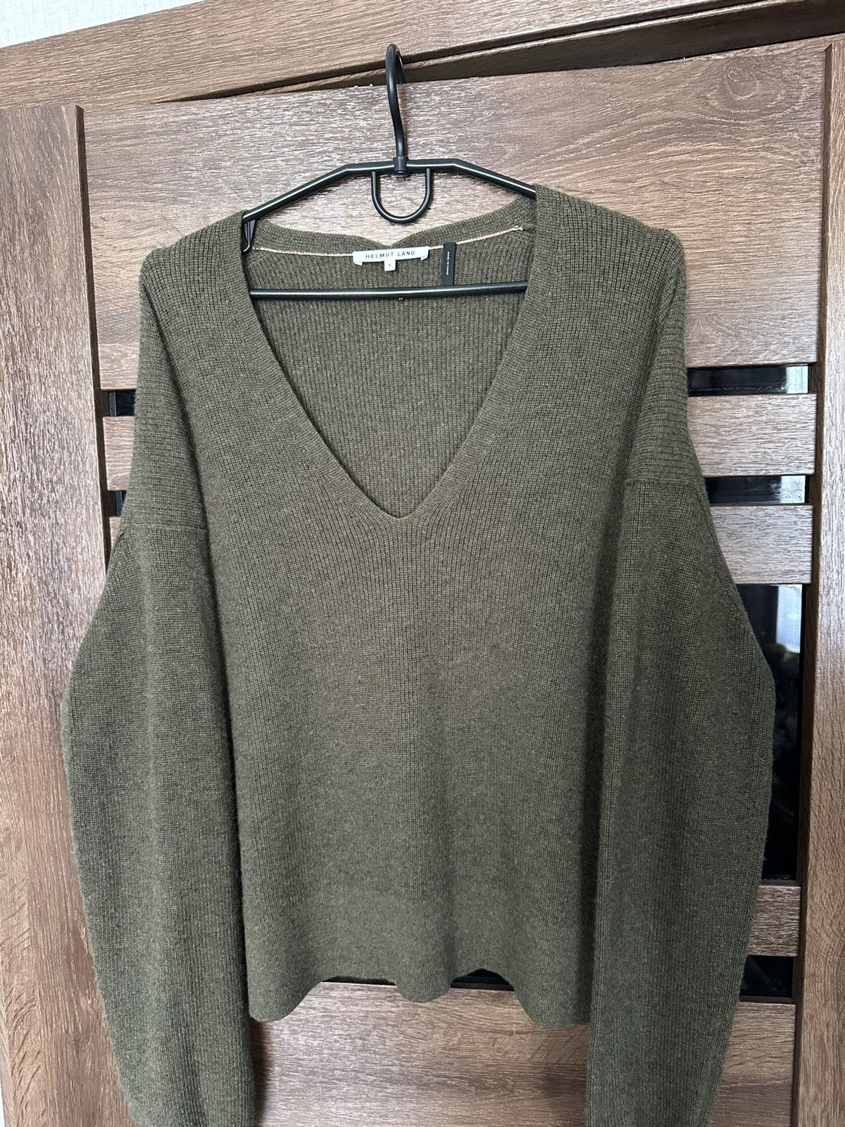 Helmut Lang Helmut Lang Cashmere V-Neck Knit Sweater Pullover Size US S / EU 44-46 / 1 - 5 Thumbnail