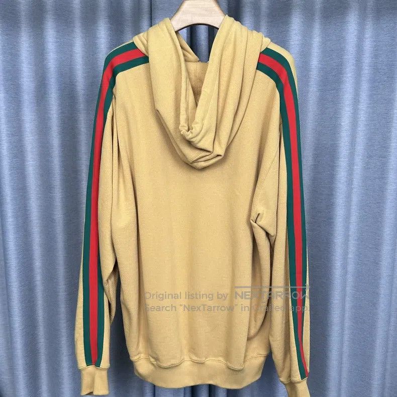 Gucci Gucci Yellow hooded zippered sweatshirt jacket Size US XXL / EU 58 / 5 - 5 Thumbnail