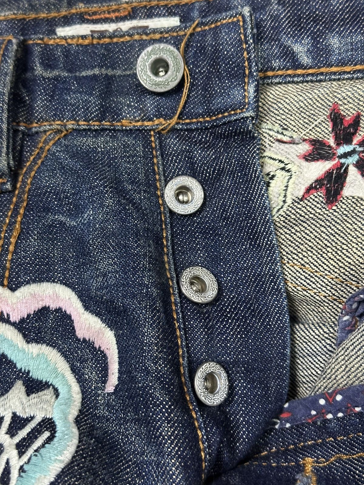 Japanese Brand Vintage Y2k Antik Denim Tiger Embroid. Size US 32 / EU 48 - 7 Thumbnail