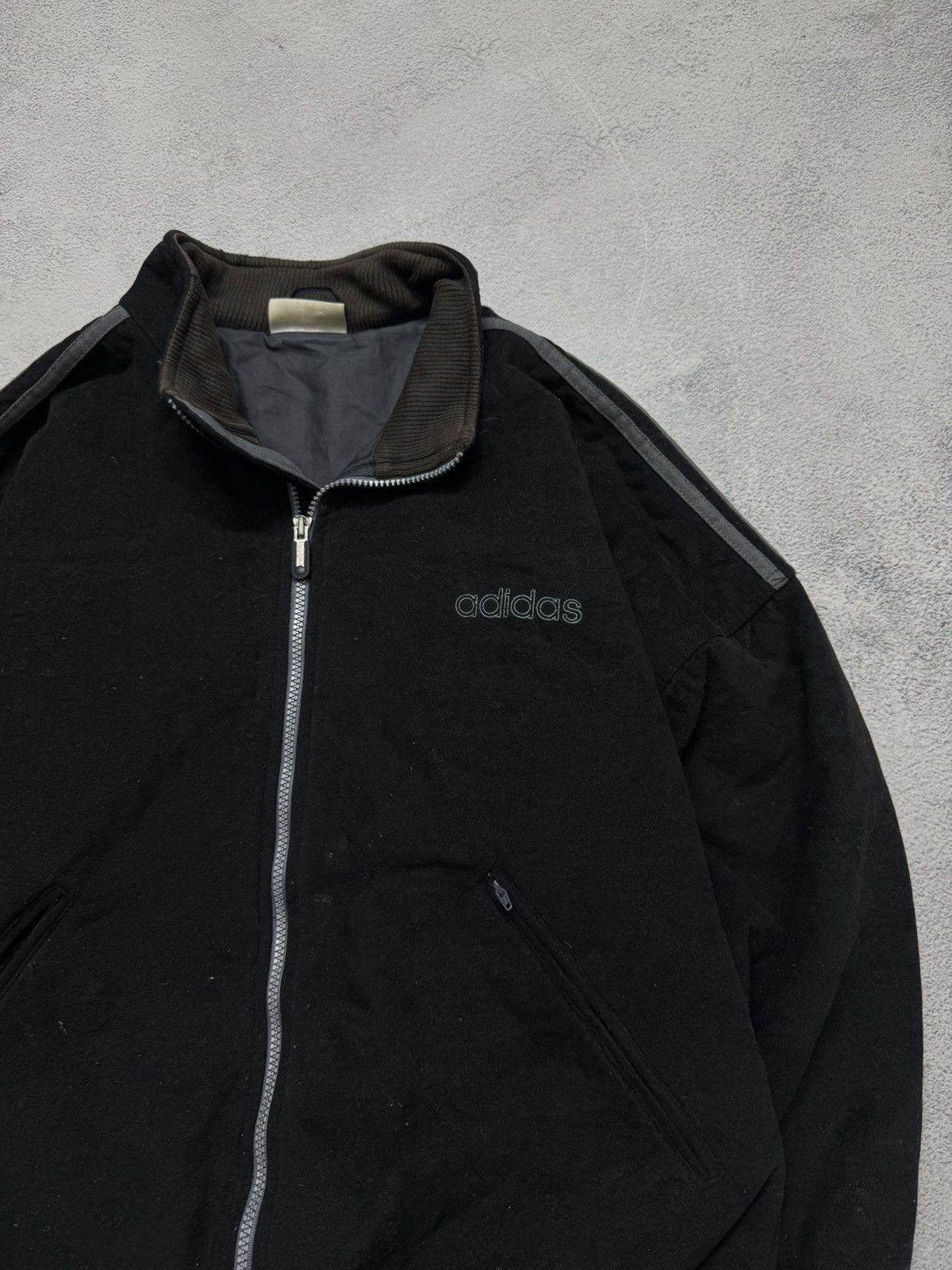 Adidas Vintage Y2k Adidas 🖤 Big Logo Bomber Jacket 90’s Size US M / EU 48-50 / 2 - 7 Thumbnail