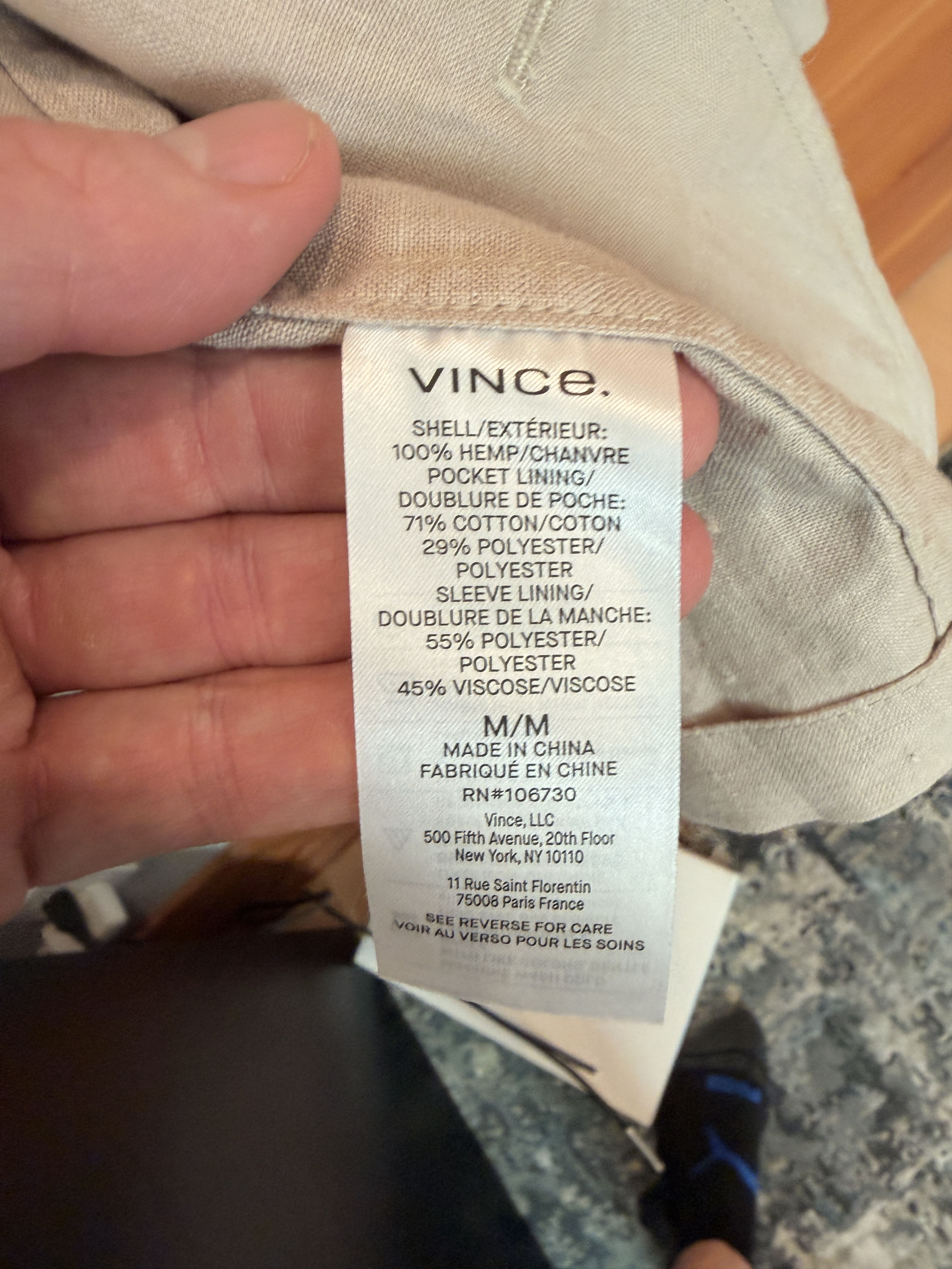 Vince vince linen blazer Size 40R - 4 Thumbnail