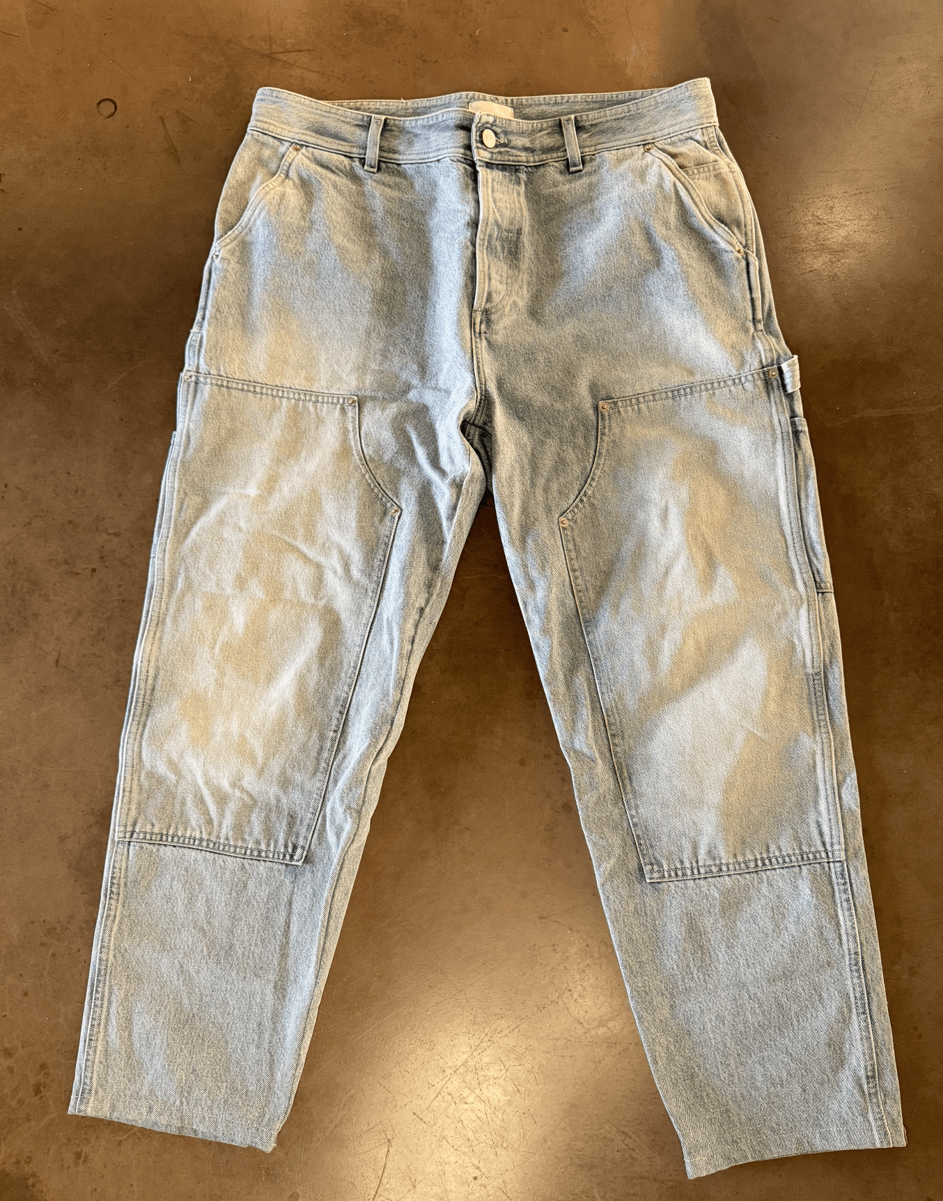 Aime Leon Dore Aimé Leon Dore Denim Carpenter Pant 'Light Wash' Size US 36 / EU 52 - 2 Thumbnail
