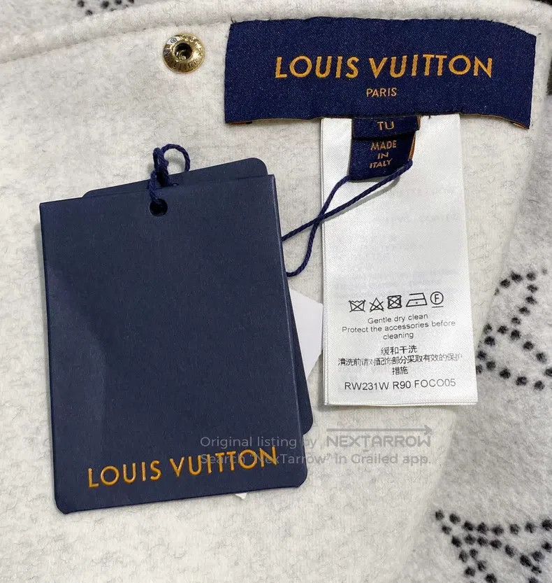 Louis Vuitton Louis Vuitton Cement Grey Cloak Coat Size ONE SIZE - 5 Thumbnail