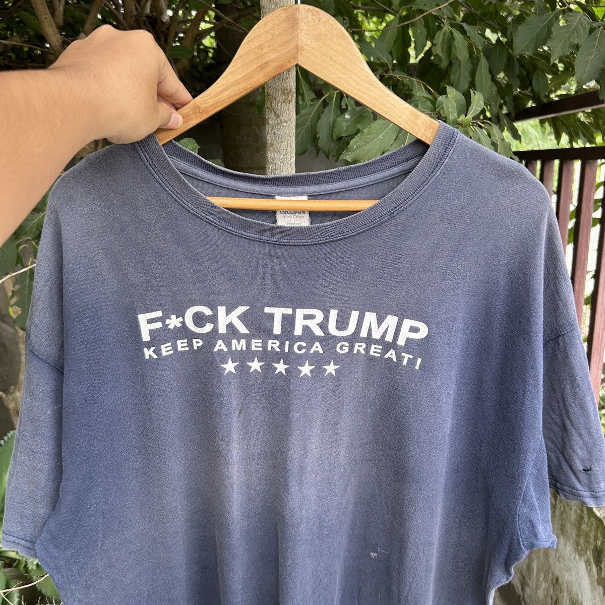 Vintage Vintage Y2K F*CK TRUM KEEP AMERICA GREAT Sun Faded ⭐️ Size US M / EU 48-50 / 2 - 1 Thumbnail