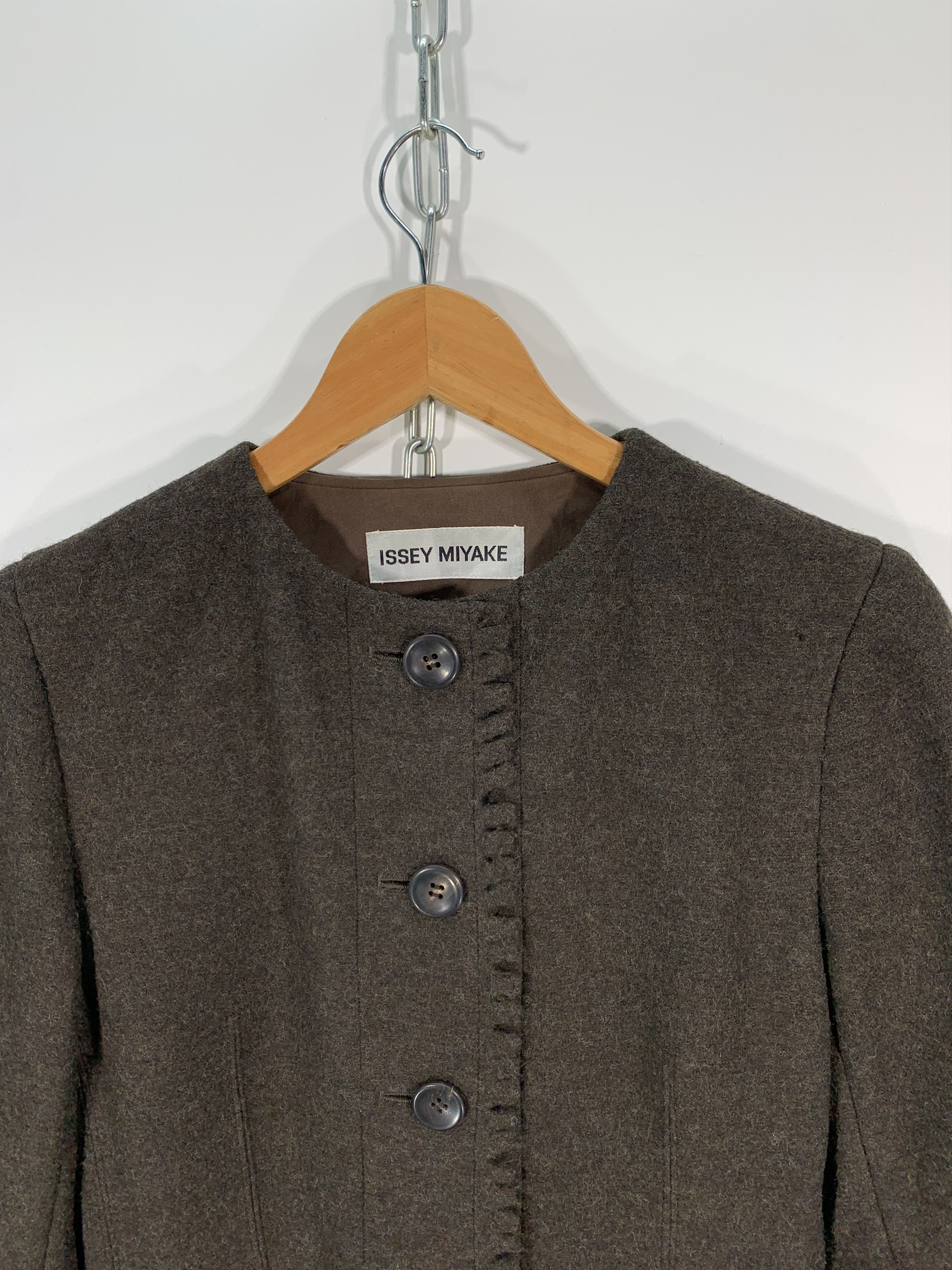 Issey Miyake ⚡️Woolhair Jacket Issey Miyake Size M / US 6-8 / IT 42-44 - 4 Thumbnail