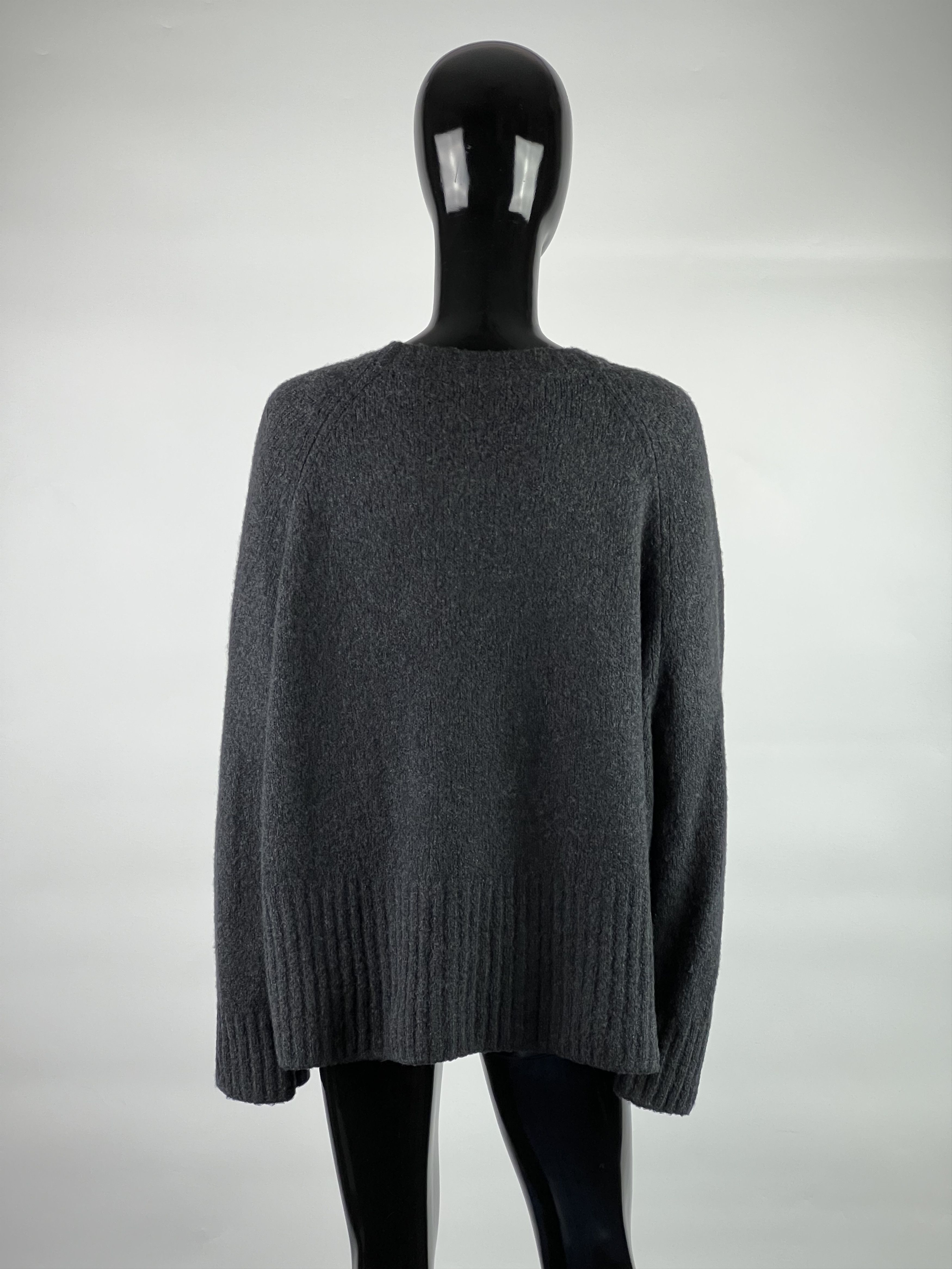 6397 6397 Women's Gray Cashmere Sweater Jumper Size M Oversized Size M / US 6-8 / IT 42-44 - 3 Thumbnail