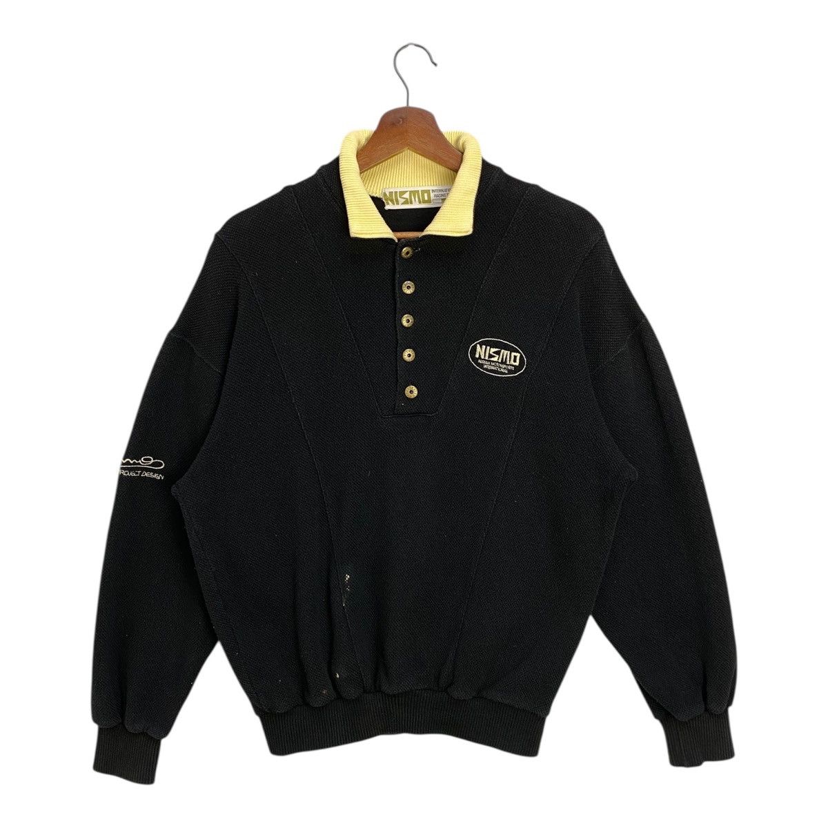 Nissan Vintage 90s NISMO International Racing Team Polo Sweatshirt Size US M / EU 48-50 / 2 - 5 Thumbnail