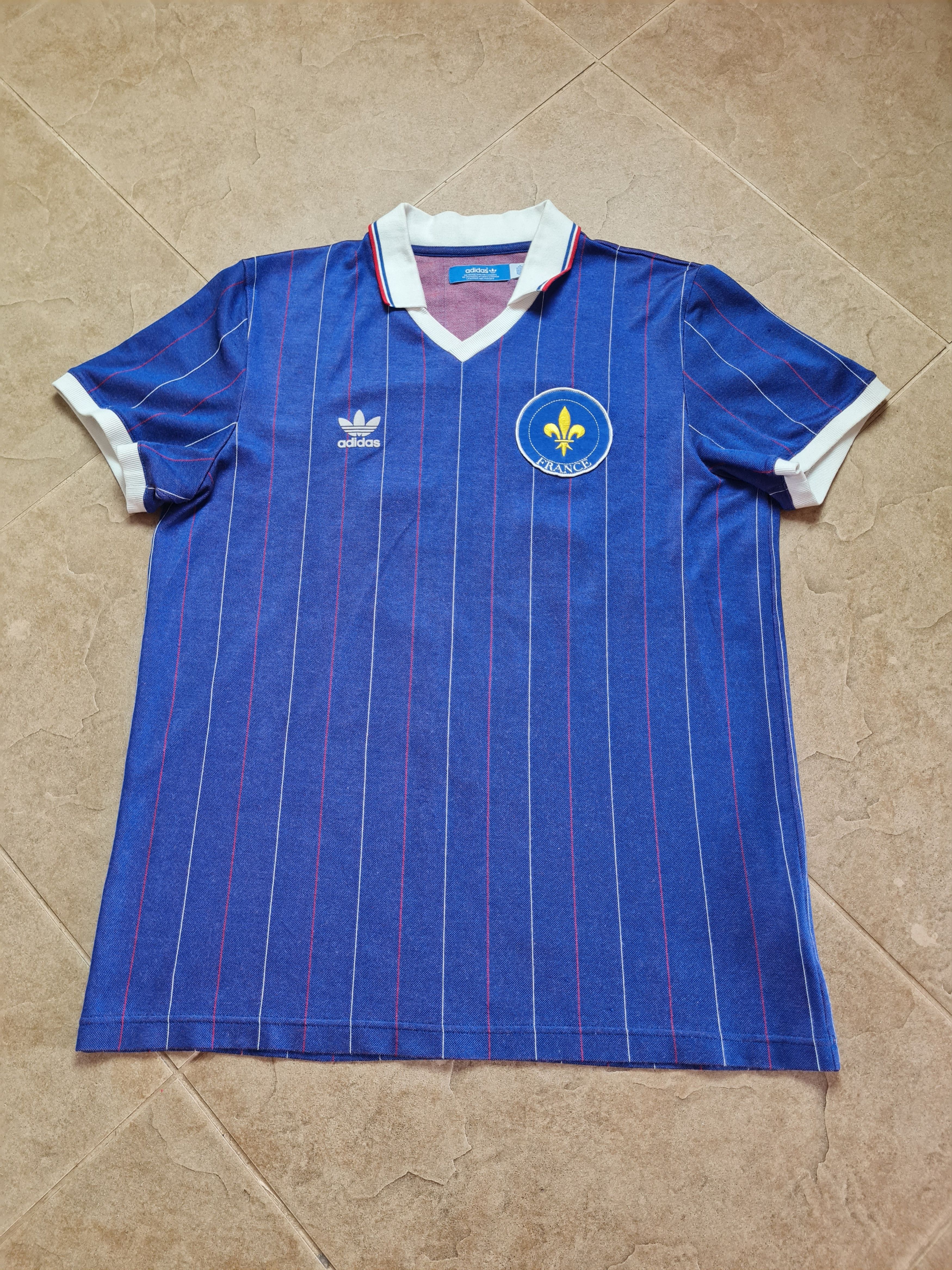 Adidas Vintage Retro Soccer Jersey France Football Shirt Adidas #10 Size US L / EU 52-54 / 3 - 4 Thumbnail
