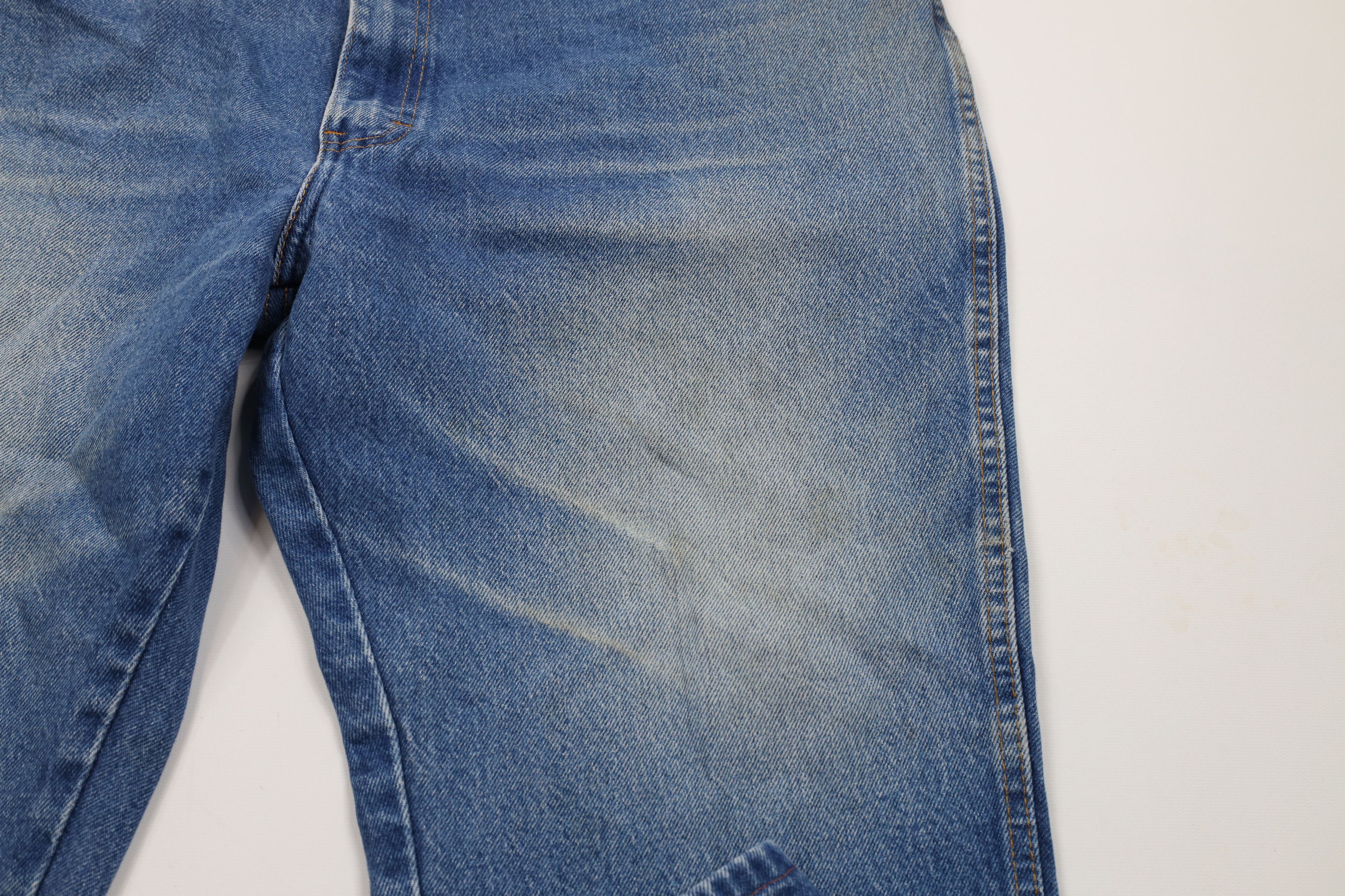 Dickies × Vintage Vintage Dickies Spell Out Wide Leg Denim Jeans Blue Cotton Size US 44 / EU 60 - 6 Thumbnail