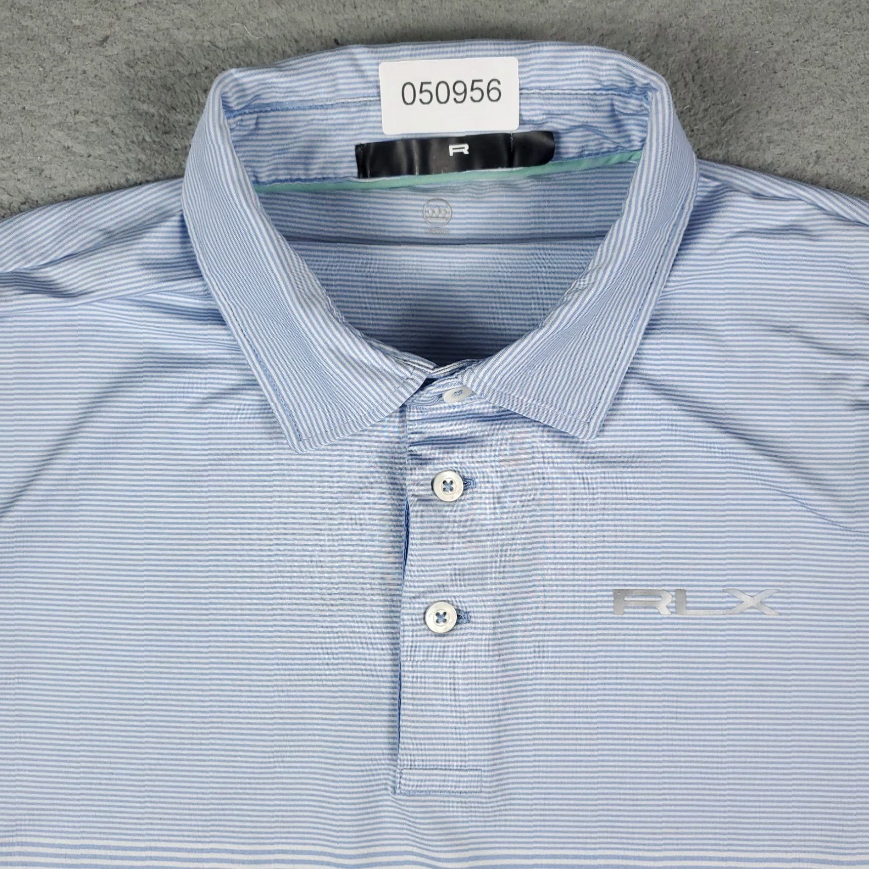 Ralph Lauren RLX Ralph Lauren Polo Shirt Mens XL Blue Striped Short Sleeve Polo Shirt XL Blue Striped Mens RLX Polo Shirt Size US XL / EU 56 / 4 - 2 Thumbnail