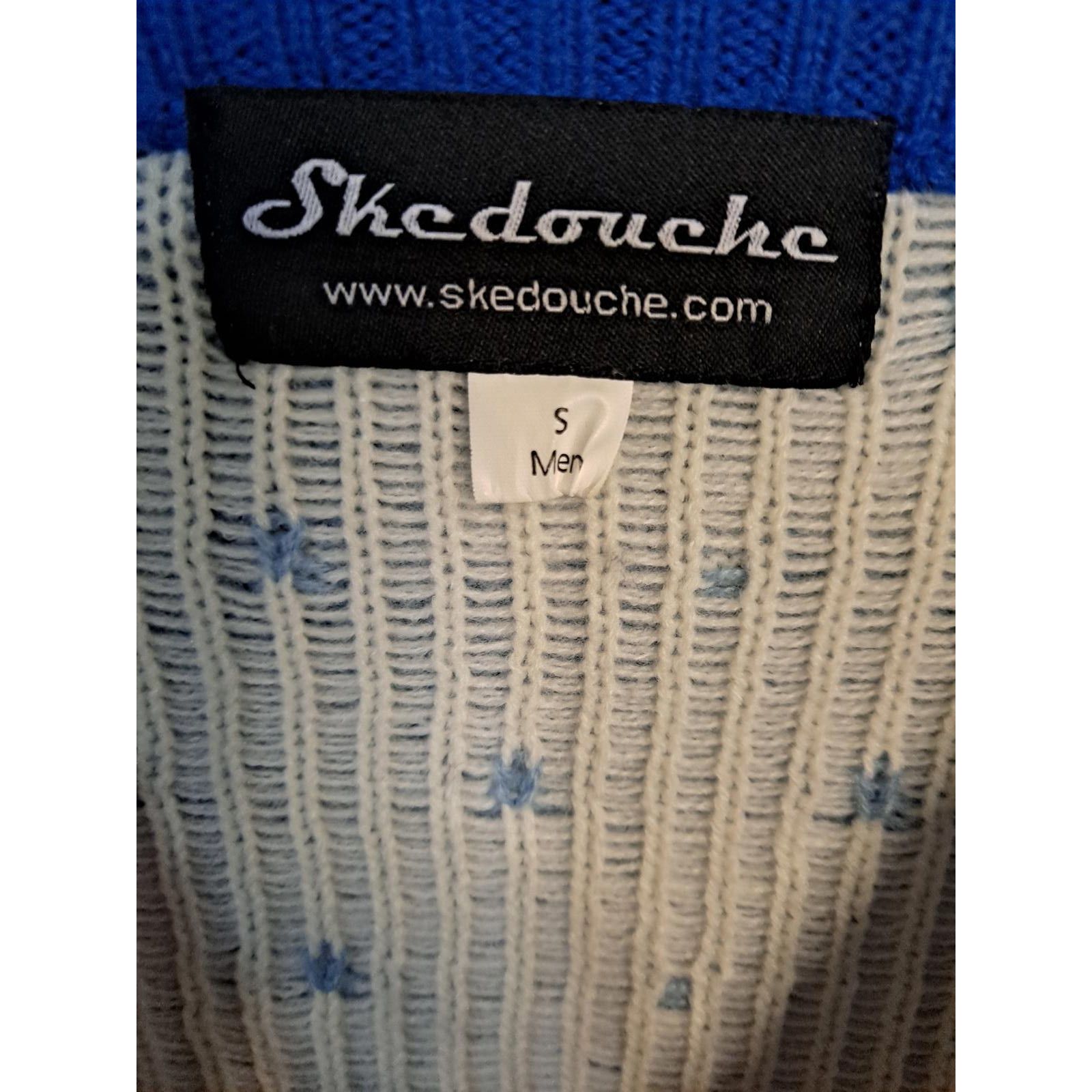 Other Skedouche Blue Rudolph Knit Christmas/Holiday Ugly Sweater S Size US S / EU 44-46 / 1 - 4 Thumbnail