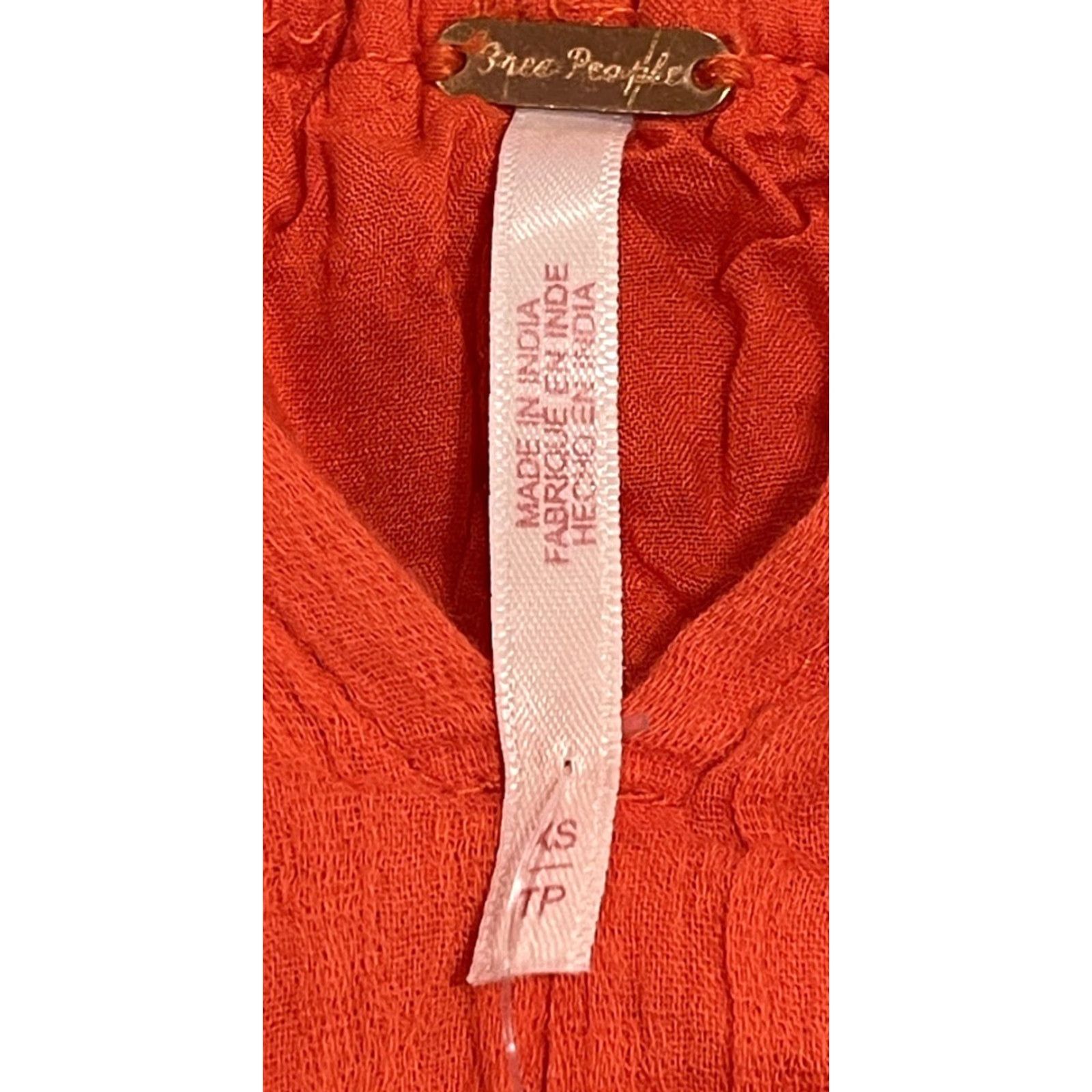 Free People Free People Dress XS Red Mini Summer NWT Antoinette A615-18 Womens Size XS / US 0-2 / IT 36-38 - 5 Thumbnail