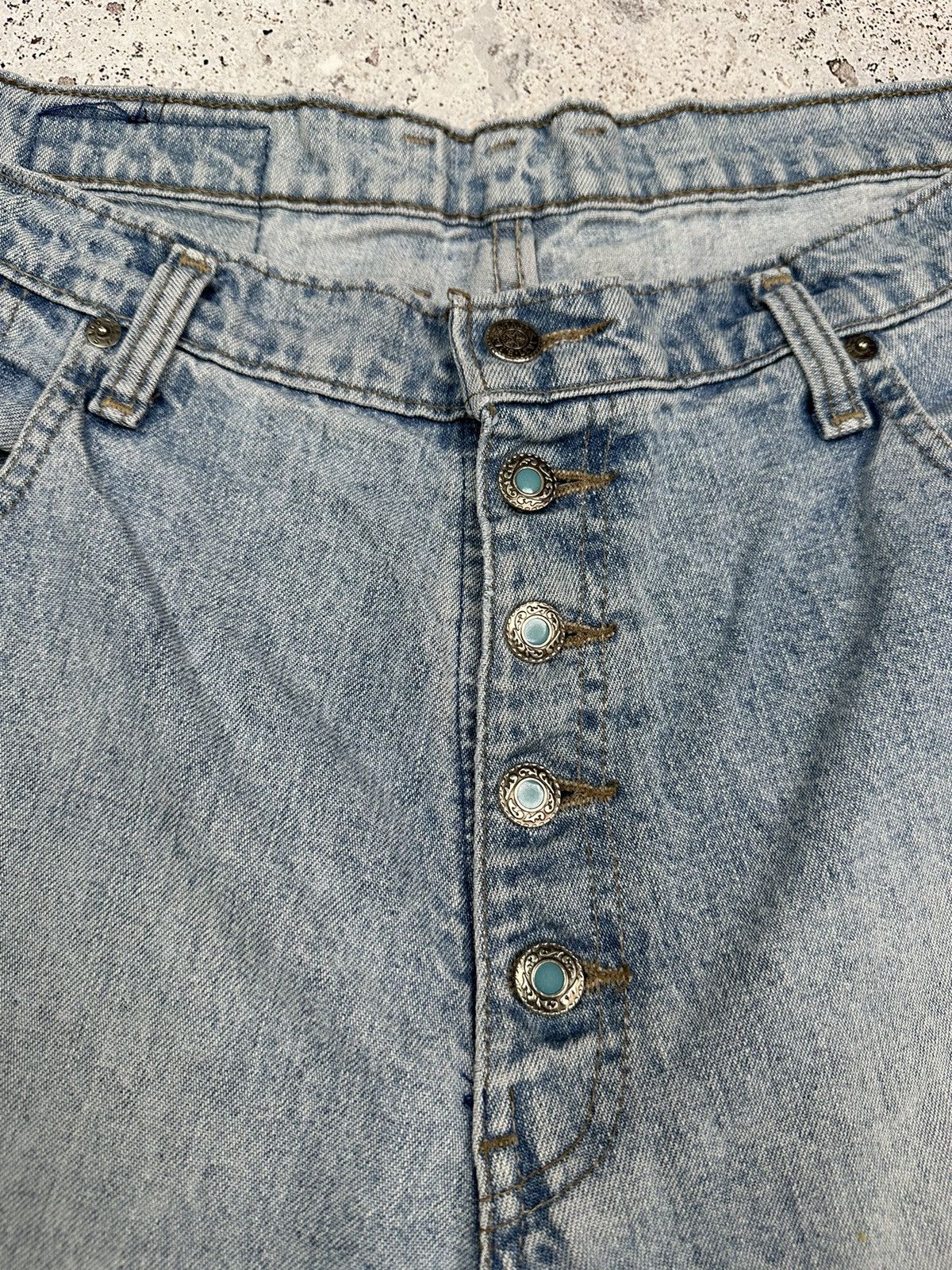 Levi's × Vintage Vintage 90’s Levi’s Black Tab Denim Shorts (38) Men long fit Size US 38 / EU 54 - 6 Thumbnail