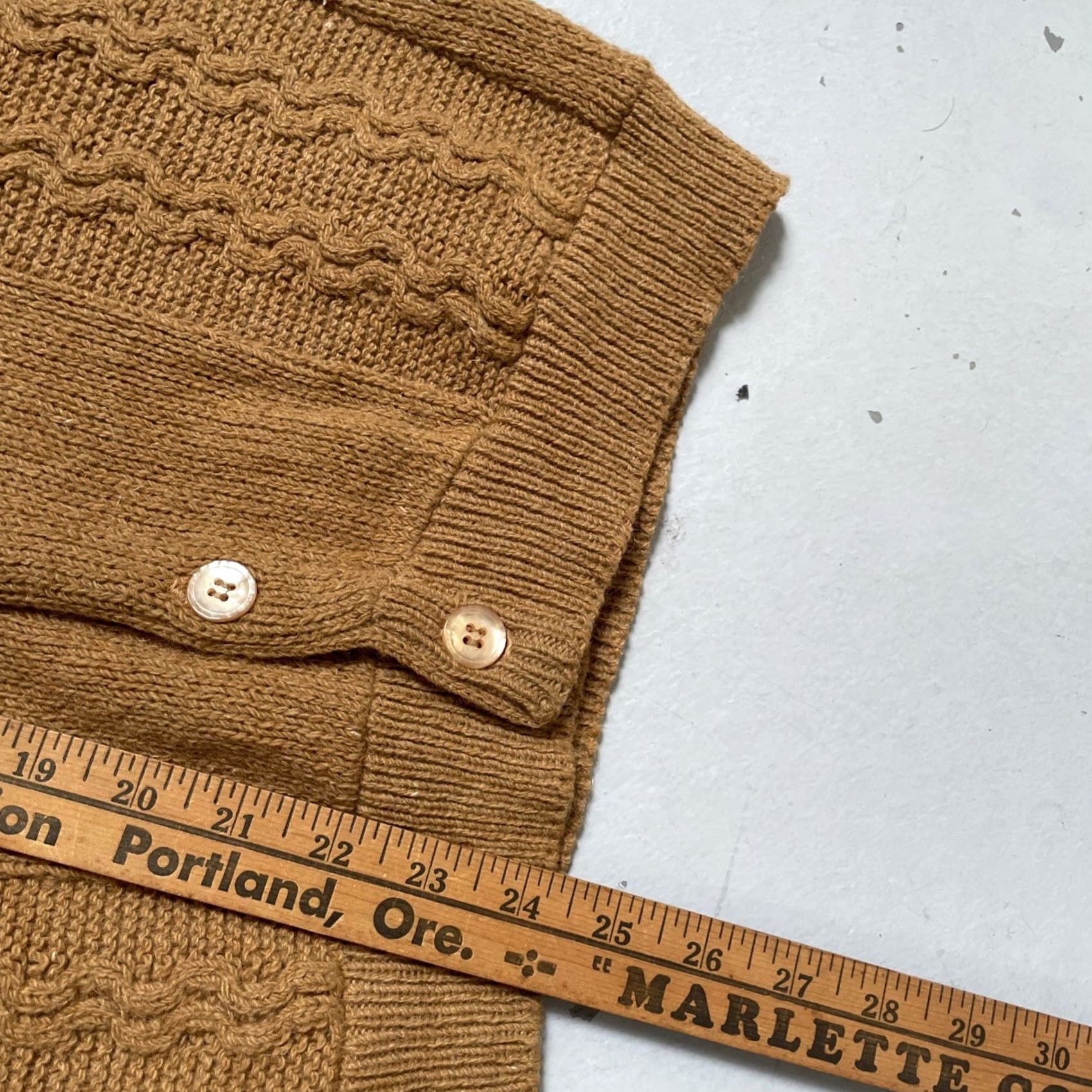 Vintage VINTAGE Heritage Sportwear Cardigan Unisex Adults Sweater S Brown Mohair Wool Polyester Knit 60s 70s Rockabilly USA Shaggy Grunge Classic Size US S / EU 44-46 / 1 - 7 Thumbnail