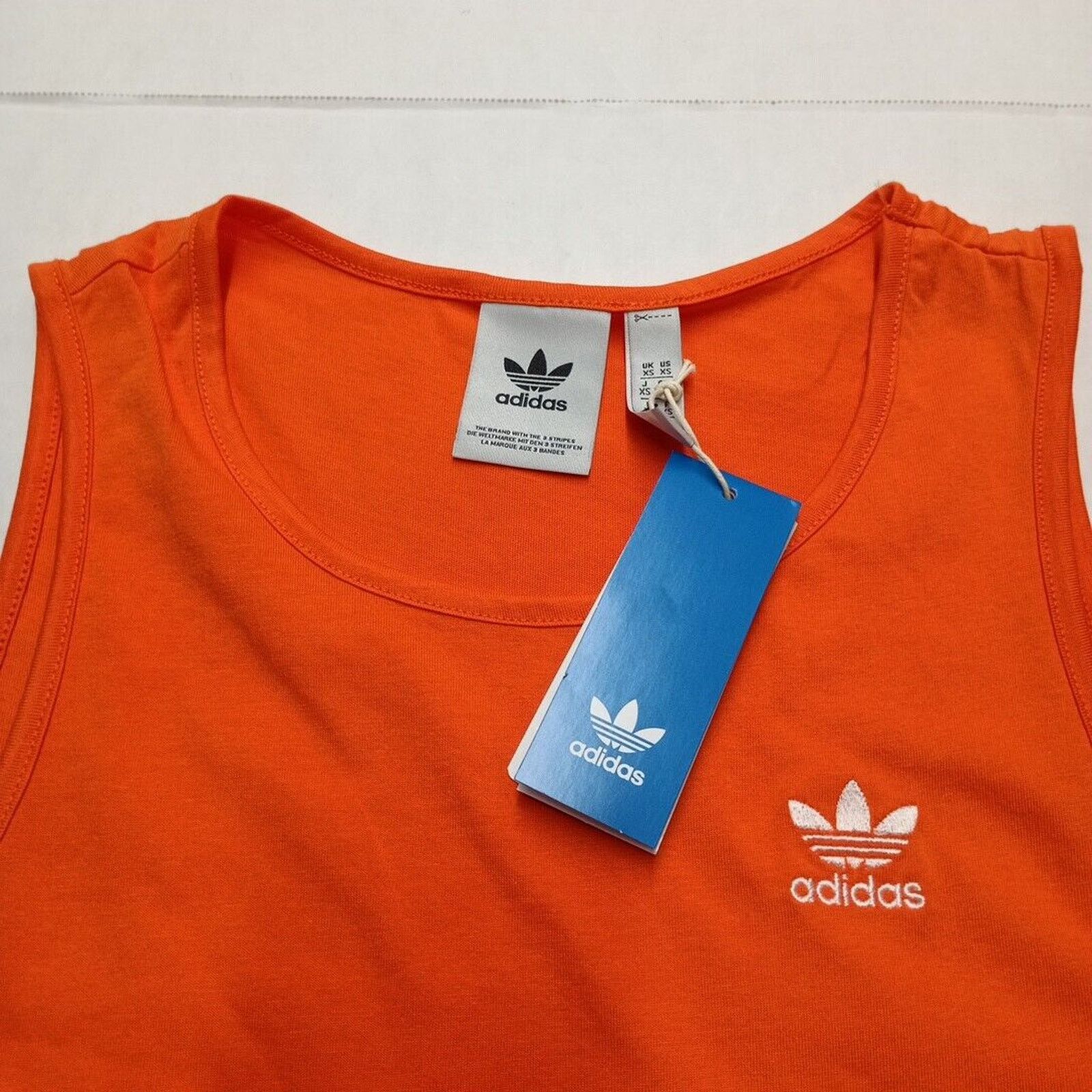 Adidas Adidas Originals Essentials Tank Top Mens XS Orange Athletic Size US XS / EU 42 / 0 - 2 Thumbnail