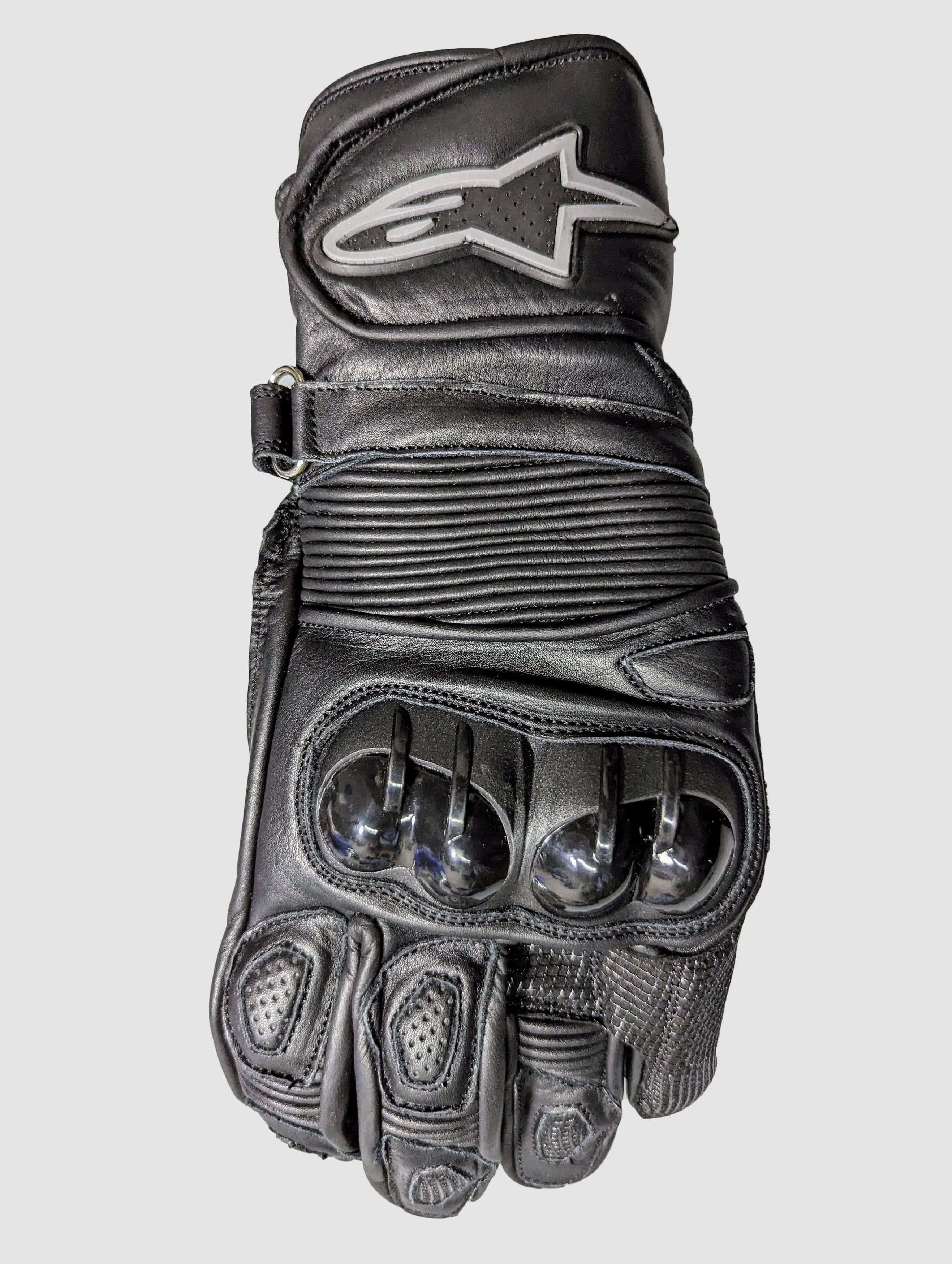 Alpinestars 🔥 Alpinestars RARE Leather Gloves STREETWEAR Biker Gloves Size ONE SIZE - 4 Thumbnail