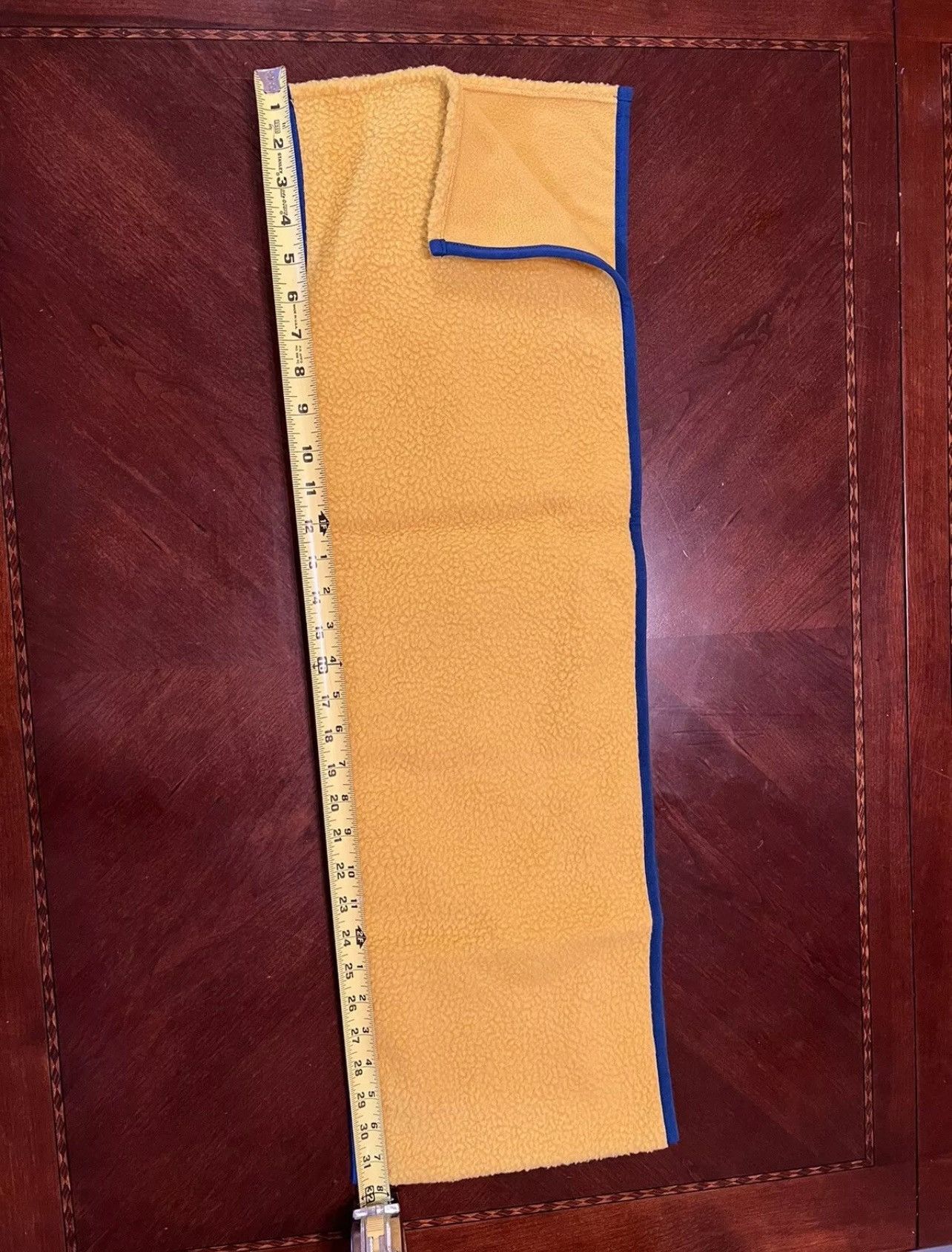 Aime Leon Dore Aime Leon Dore ALD Gothic Fleece Scarf Oil Yellow 66” x 10” Size ONE SIZE - 7 Thumbnail