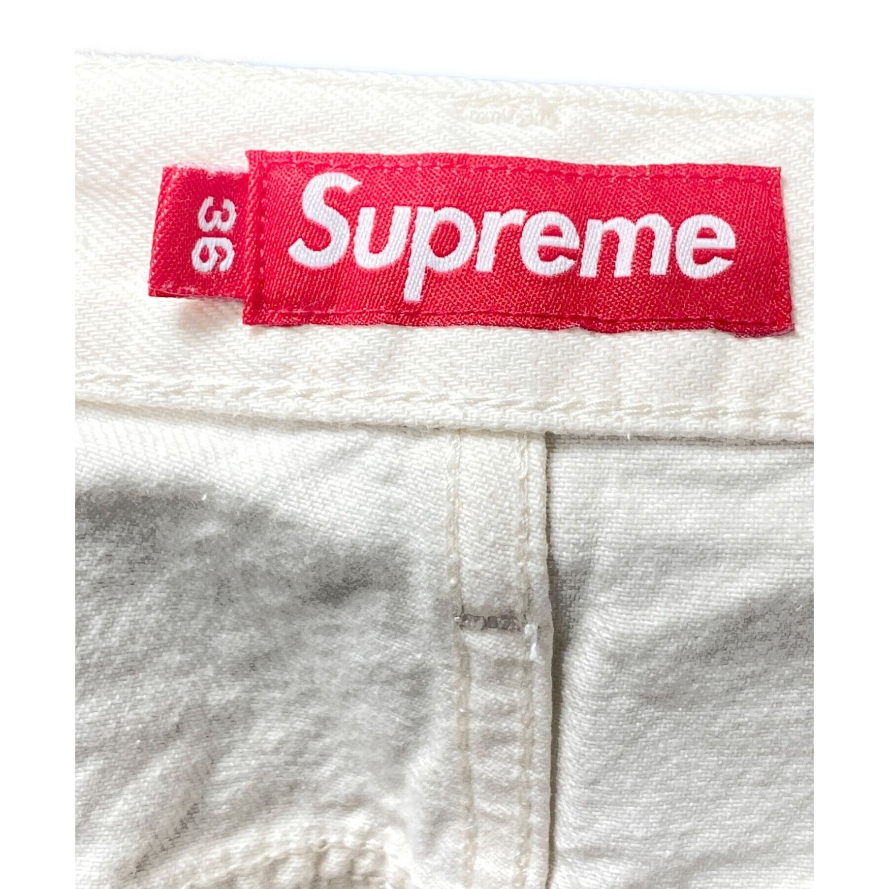 Supreme SUPREME Baggy Denim Short Baggy silhouette Ivory Size 36 Size US 36 / EU 52 - 3 Thumbnail