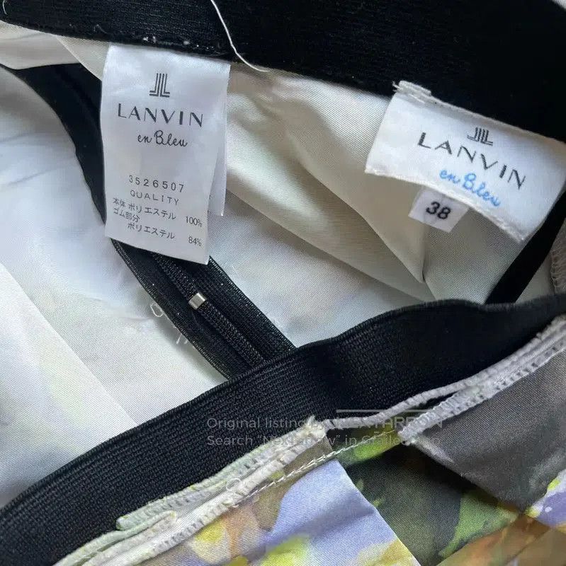 Lanvin Lanvin Floral Print Women's Skirt . Size 28" / US 6 / IT 42 - 5 Thumbnail