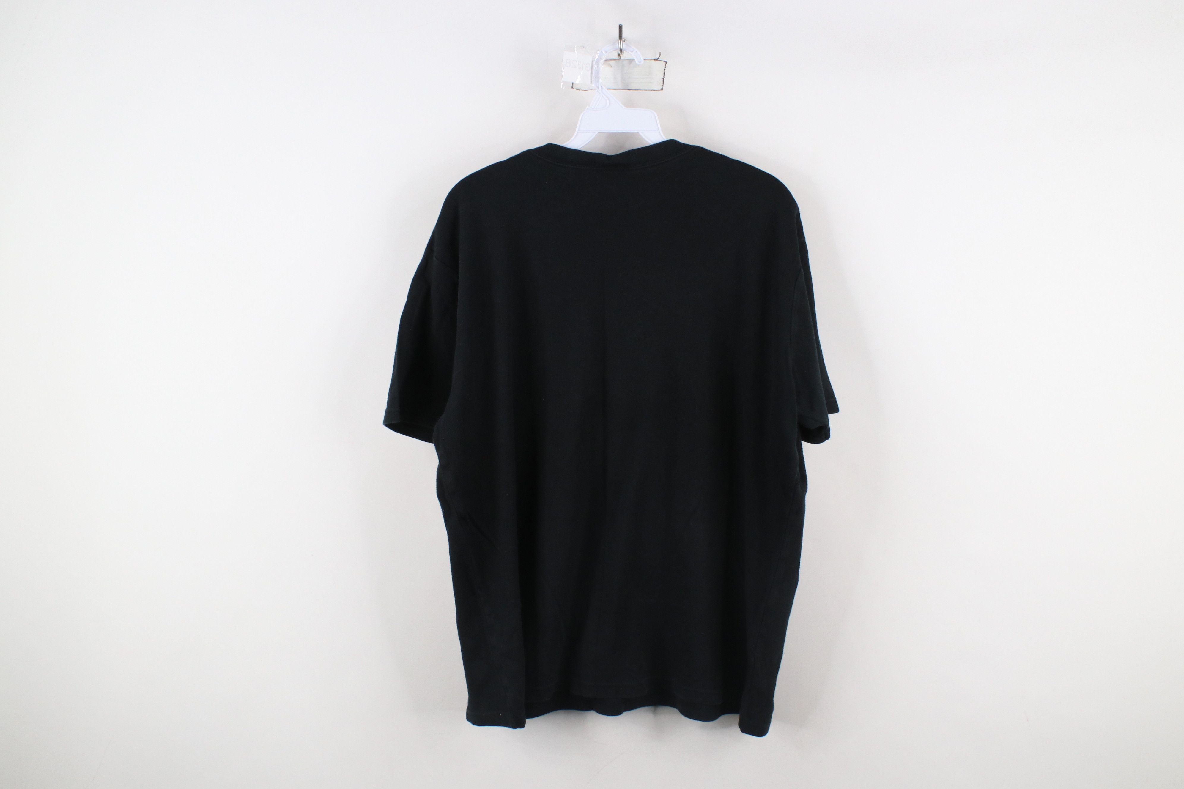 Vintage Vintage 90s Streetwear Blank Short Sleeve T-Shirt Black Size XL / US 12-14 / IT 48-50 - 7 Thumbnail