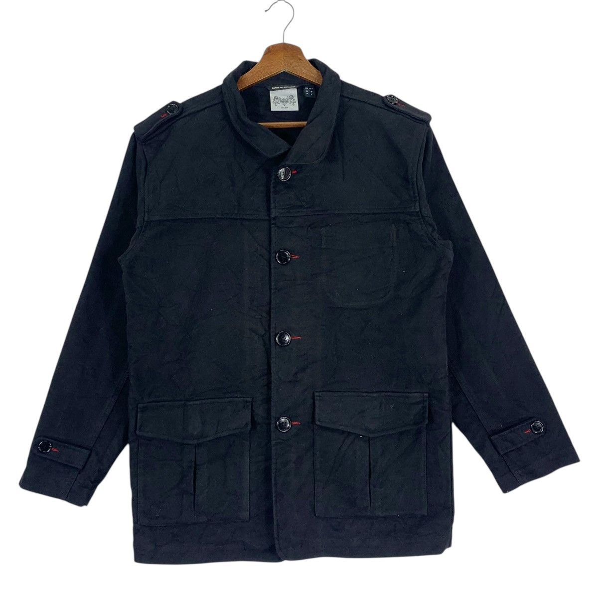 Vintage Vintage Cotton Oxford Button Jacket Size US M / EU 48-50 / 2 - 1 Thumbnail
