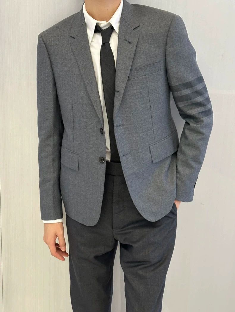 Thom Browne THOM BROWNE4Classic four-bar Blazer 2502-Nextarrow Size 52S - 9 Thumbnail