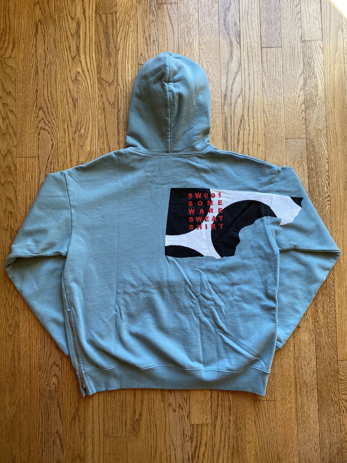 Some Ware Some Ware Logo Embroidered Hoodie Sz L Size US L / EU 52-54 / 3 - 2 Thumbnail