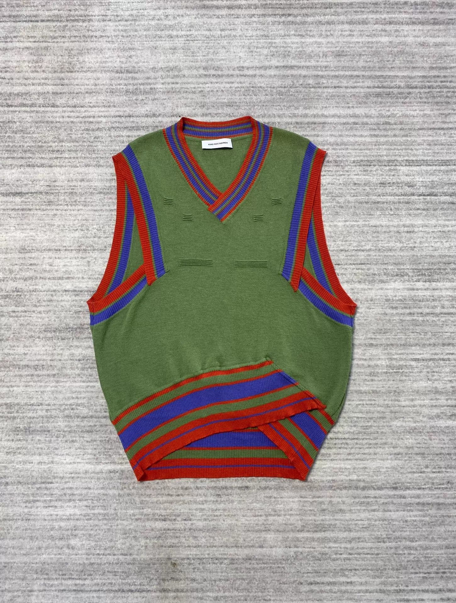 Kiko Kostadinov Kiko Kostadinov Dorset Knit Vest Size 48 9.5/10 Size US M / EU 48-50 / 2 - 1 Thumbnail