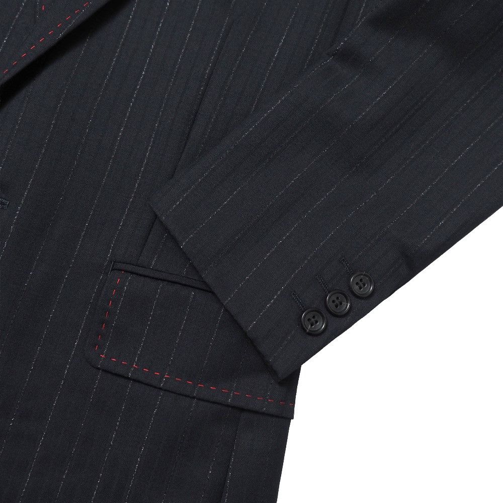 Comme des Garcons Homme Plus Jacket Stripe Stitch Trim Blazer Size US XS / EU 42 / 0 - 6 Thumbnail