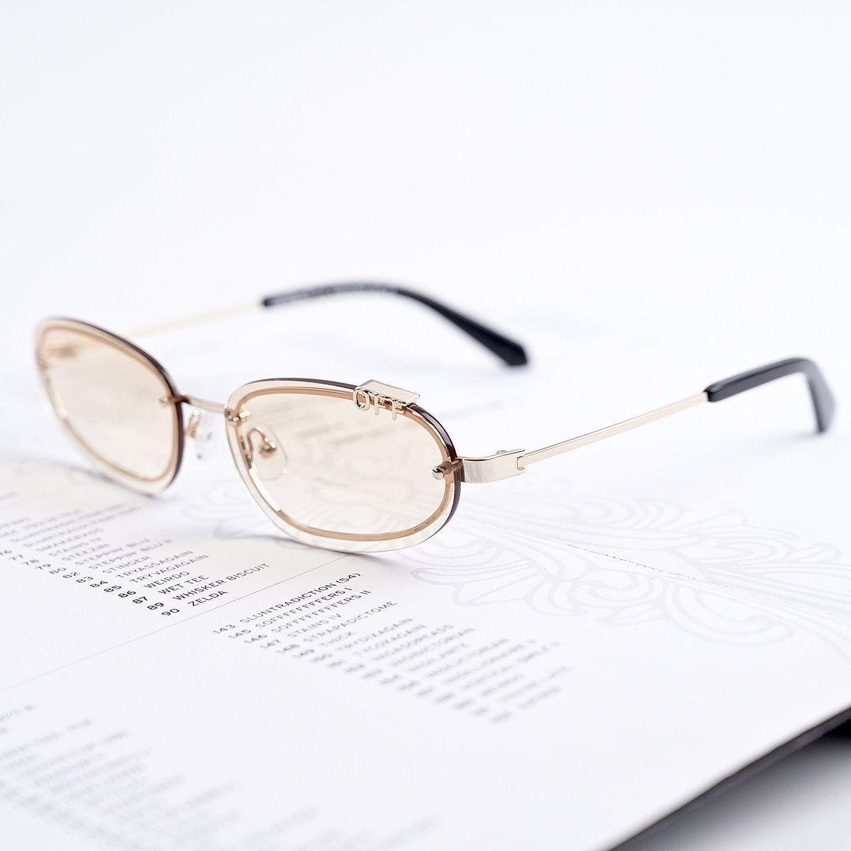 Off-White OFF WHITE MIAMI GOLD GRADIENT BROWN SUNGLASSES Size ONE SIZE - 2 Thumbnail