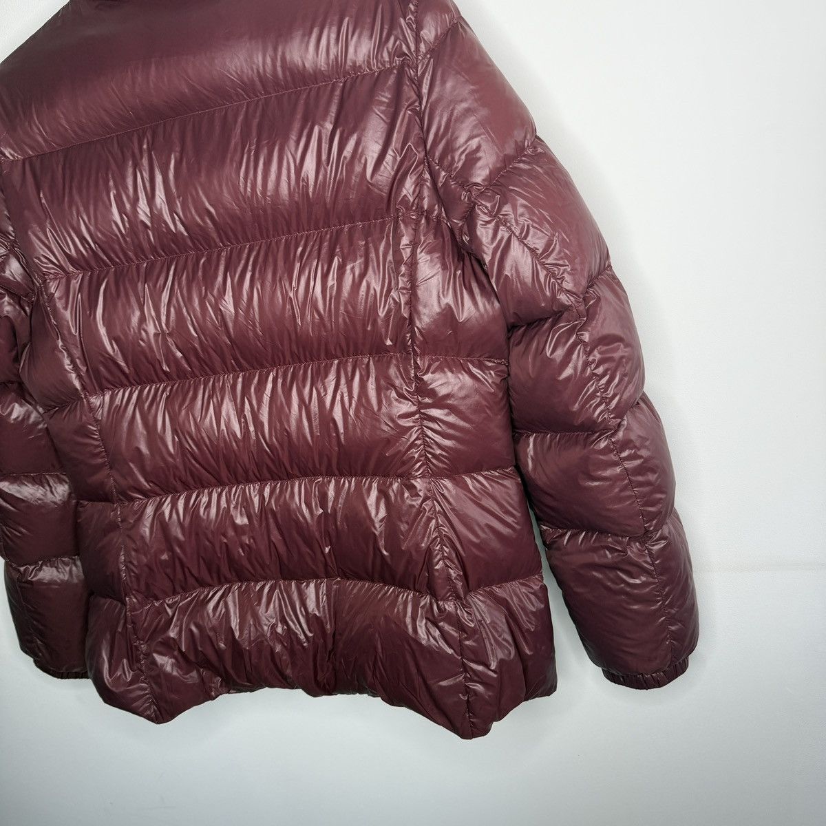 Prada Prada Milano Puffer Down Jacket Re-Nylon Archive Burgundy Size US M / EU 48-50 / 2 - 9 Thumbnail
