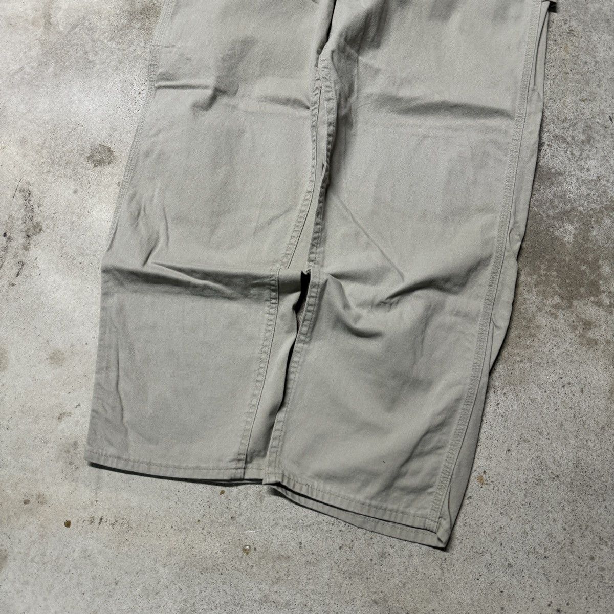 Vintage VINTAGE LEE DUNGAREES BAGGY TAN CARPENTER PANTS 36x32 Size US 36 / EU 52 - 8 Thumbnail