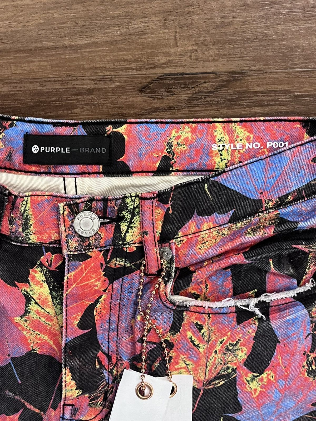 Purple Brand Size 30 burnt camo orange denim New Size US 30 / EU 46 - 6 Thumbnail