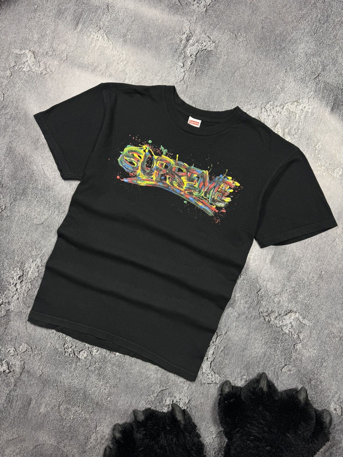 Supreme Supreme "Paint Splatter Logo" Tee Size US L / EU 52-54 / 3 - 1 Thumbnail