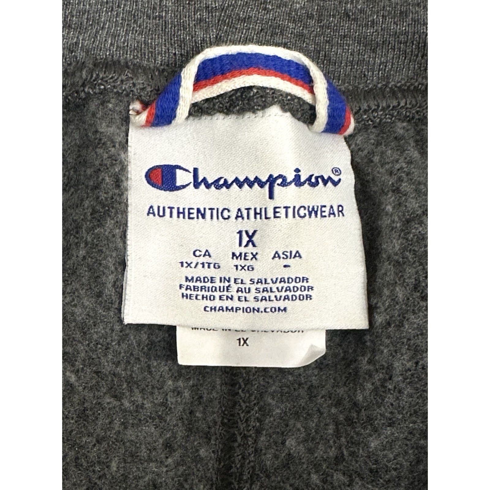 Champion Champion Sweatpants Women's 1X Jogger Graphic Embroidered Logo Gray, Pockets, Drawstring, Athletic, Regular Fit, All Seasons Size 40" / US 18 - 5 Thumbnail