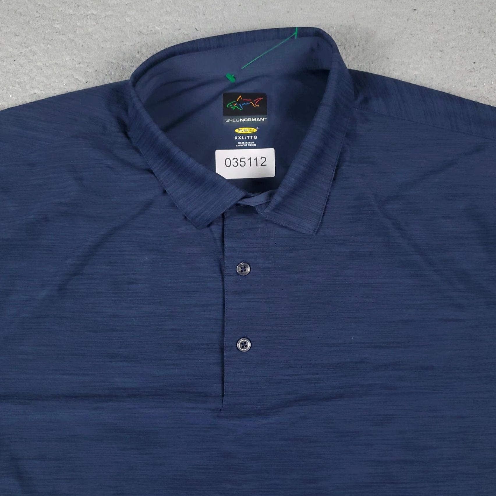 Vintage Greg Norman Polo Shirt Mens 2XL Navy Blue Casual Short Sleeve Size US XXL / EU 58 / 5 - 2 Thumbnail