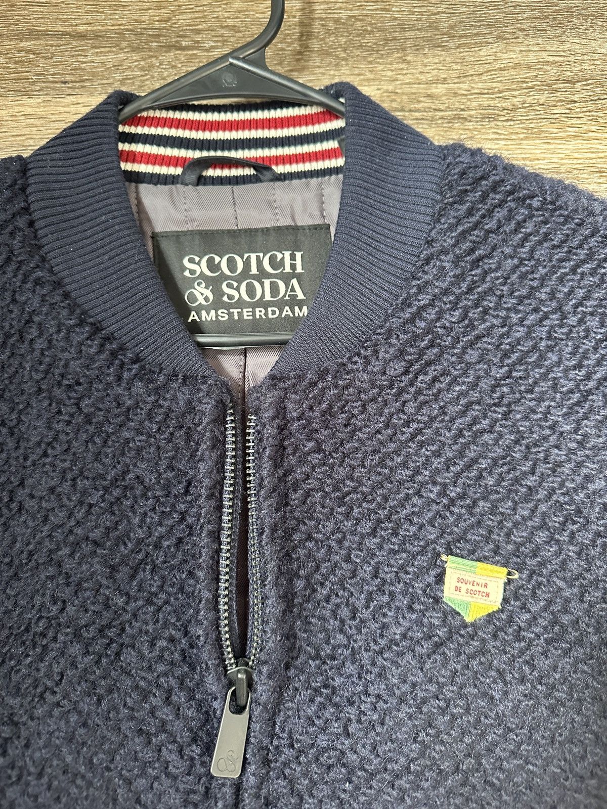 Scotch & Soda Scotch & Soda Wool Varsity Jacket Size US L / EU 52-54 / 3 - 3 Thumbnail